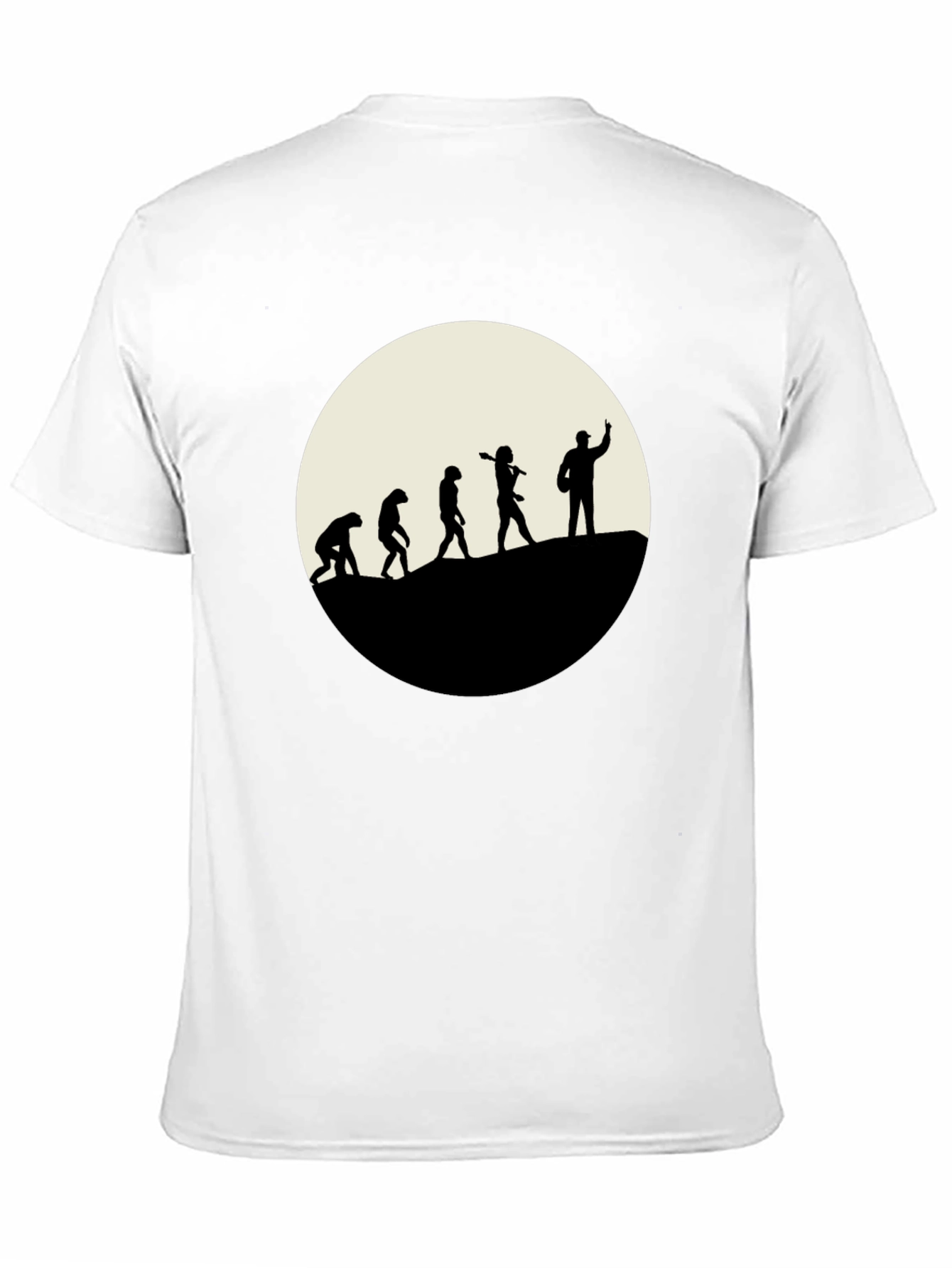 Evolution of Man T-Shirt - Black Graphic Tee