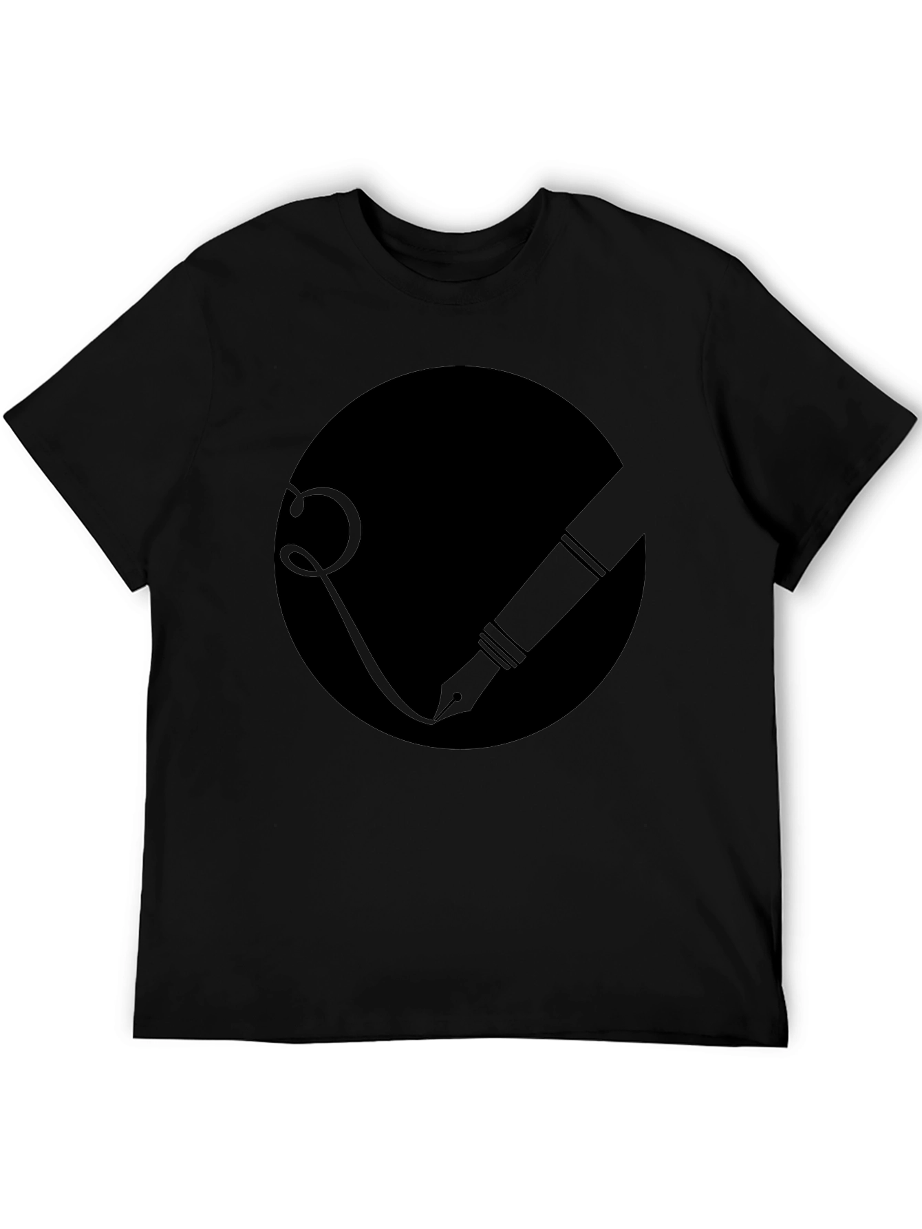 Writers Ink Tee - Artistic Black T-Shirt