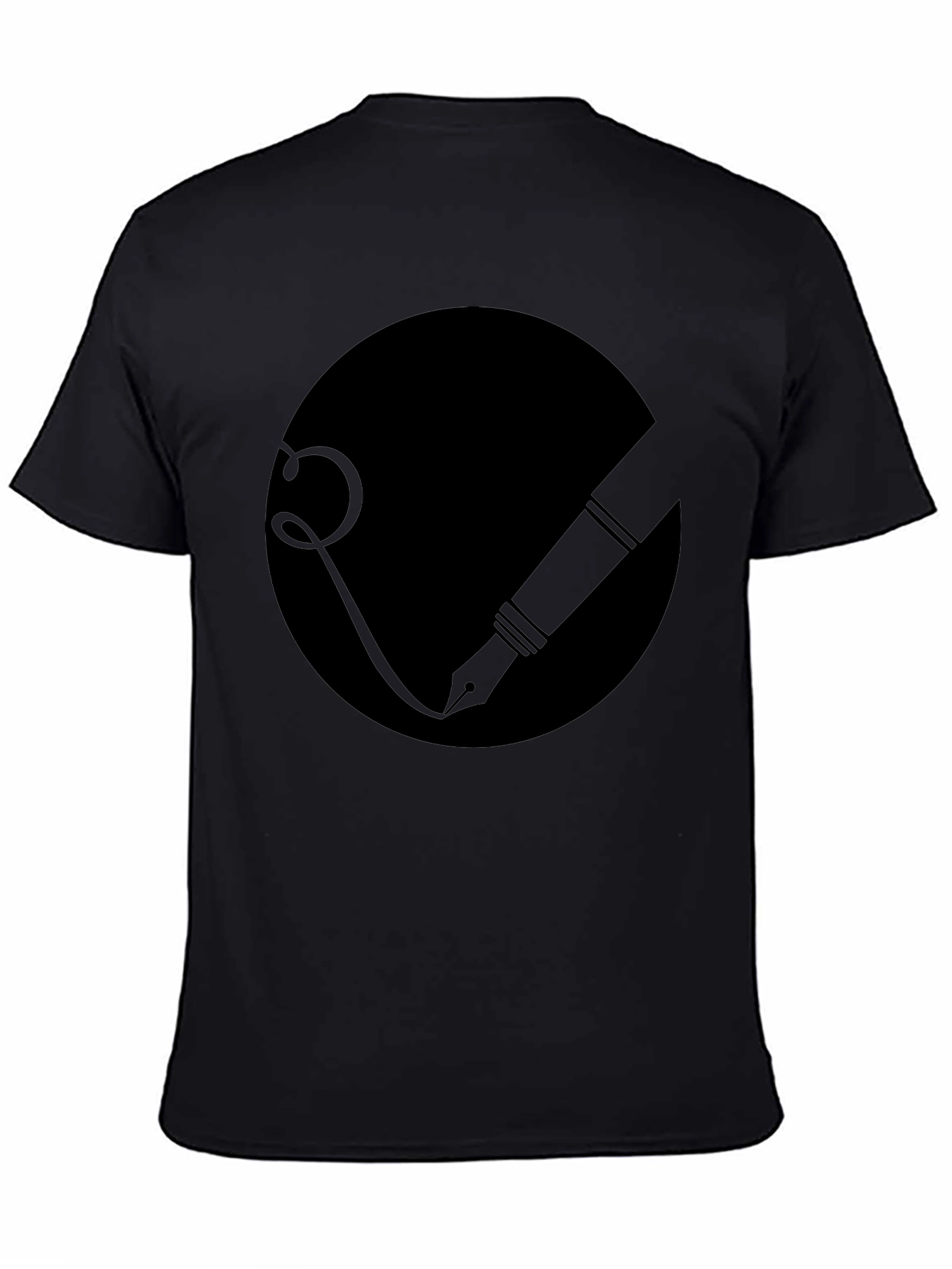 Writers Ink Tee - Artistic Black T-Shirt