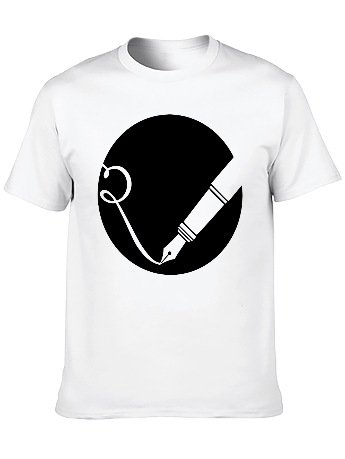 Writers Ink Tee - Artistic Black T-Shirt