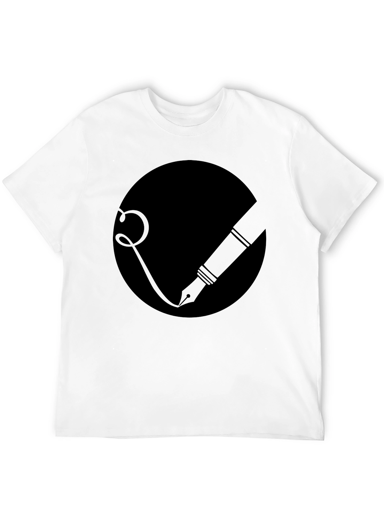 Writers Ink Tee - Artistic Black T-Shirt
