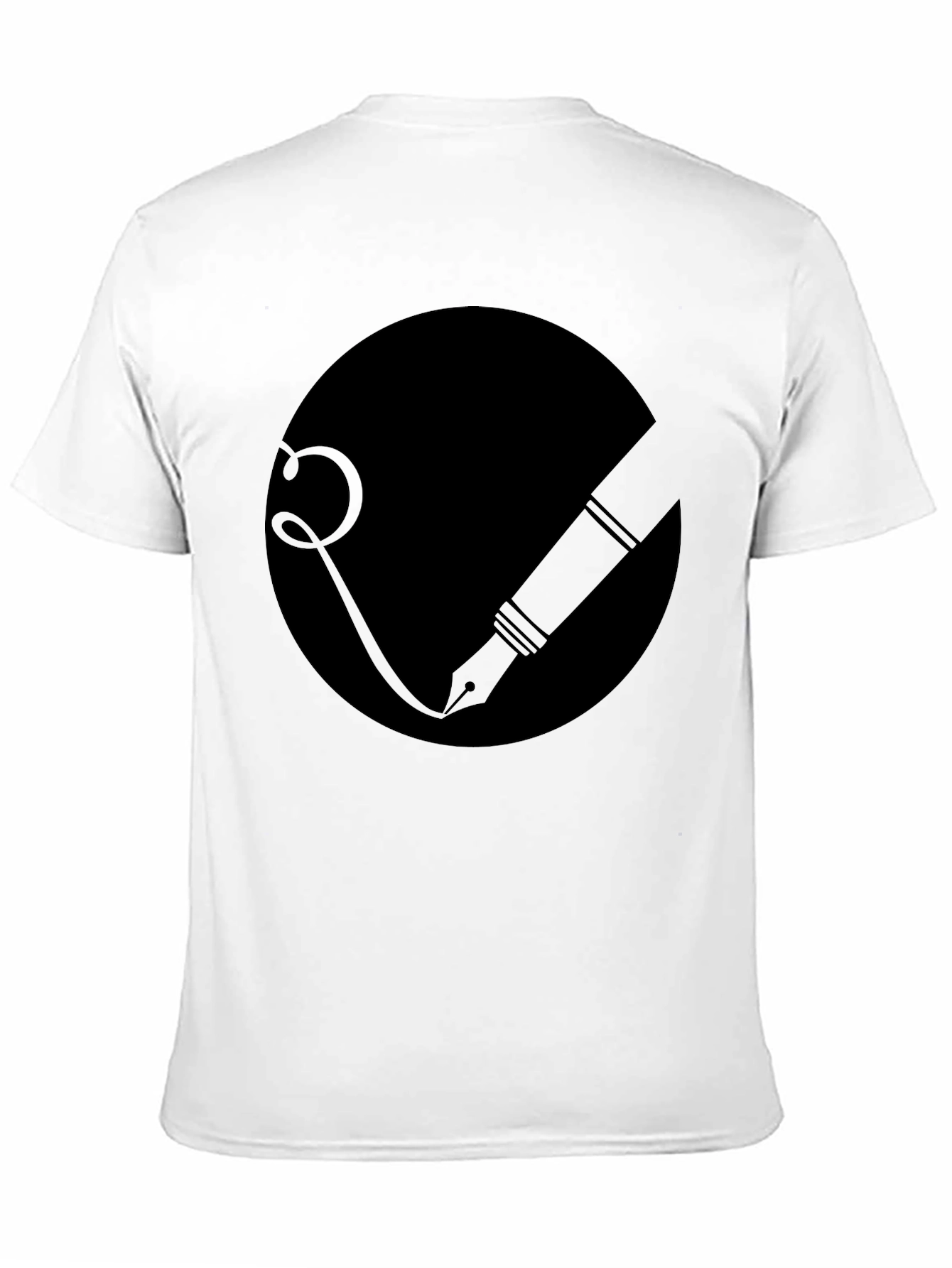 Writers Ink Tee - Artistic Black T-Shirt