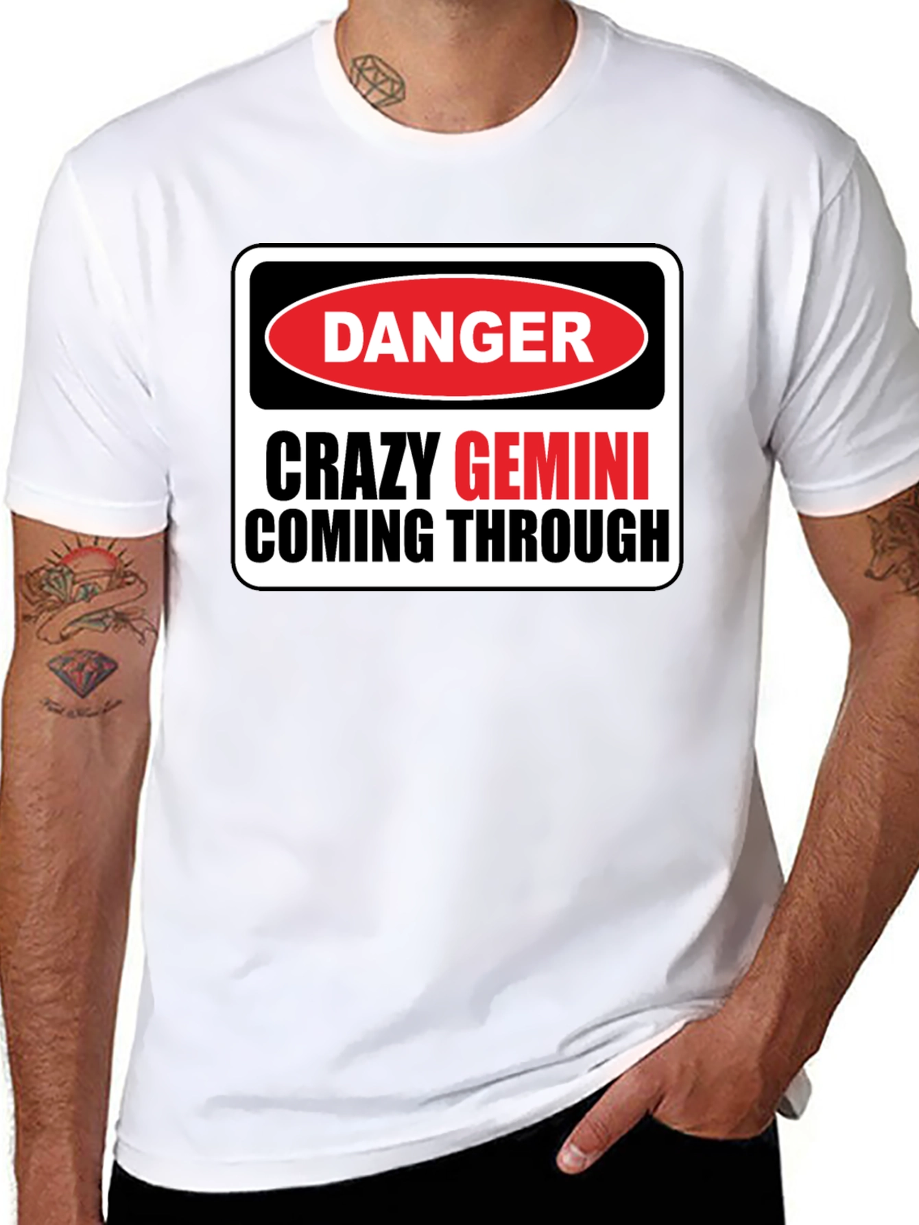 Danger Crazy Gemini T-Shirt