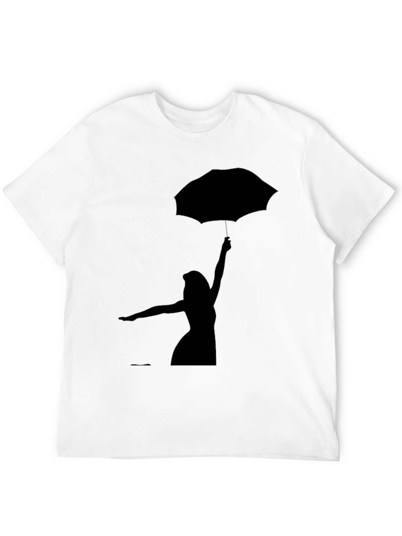Silhouette Umbrella Graphic Tee - Stylish Casual Wear