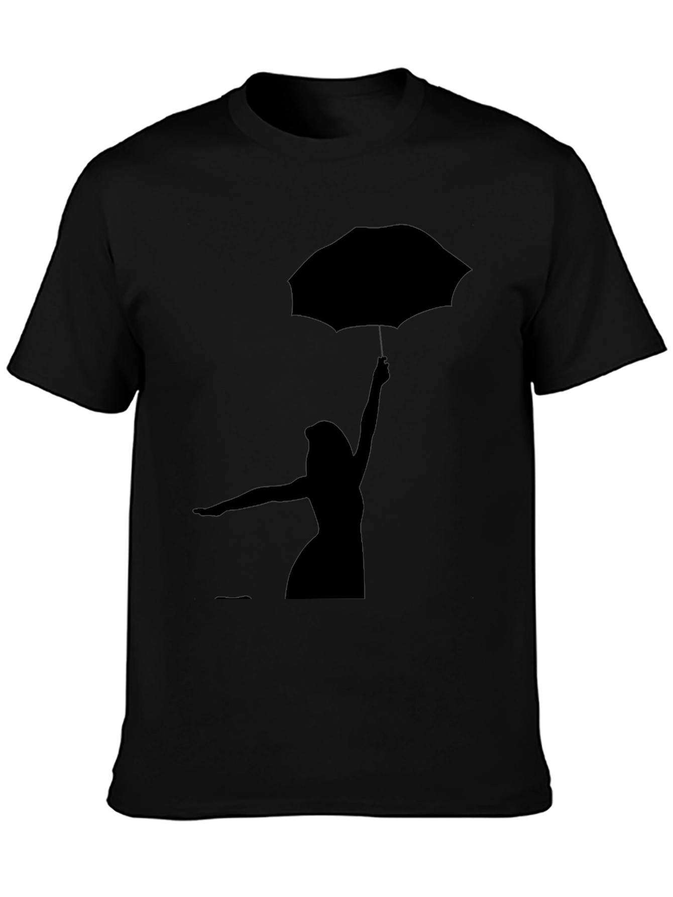 Silhouette Umbrella Graphic Tee - Stylish Casual Wear