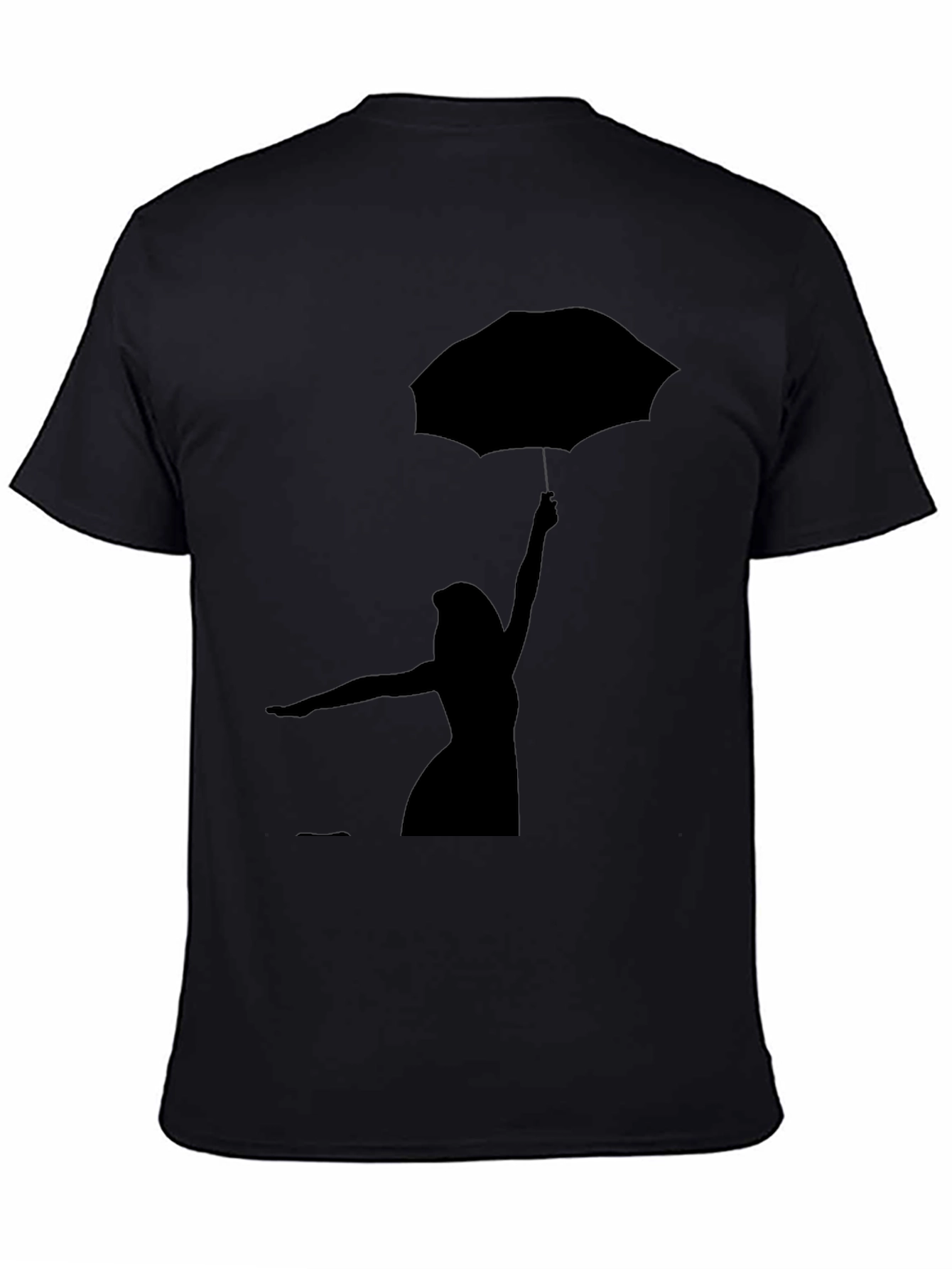 Silhouette Umbrella Graphic Tee - Stylish Casual Wear