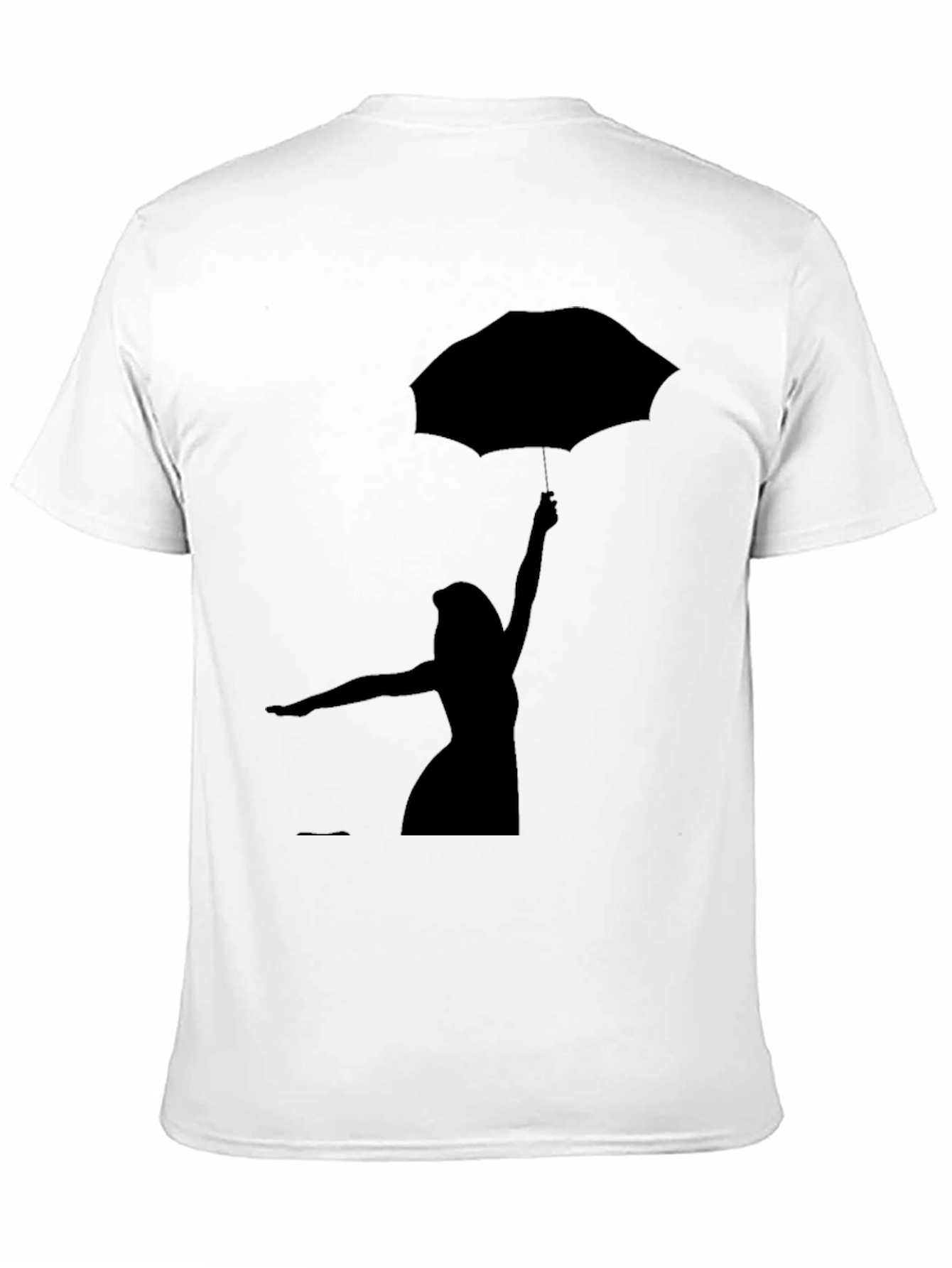 Silhouette Umbrella Graphic Tee - Stylish Casual Wear