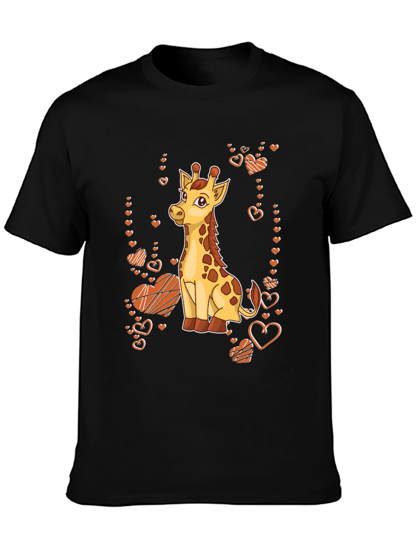 Cute Giraffe Heart T-Shirt - Valentines Day Apparel