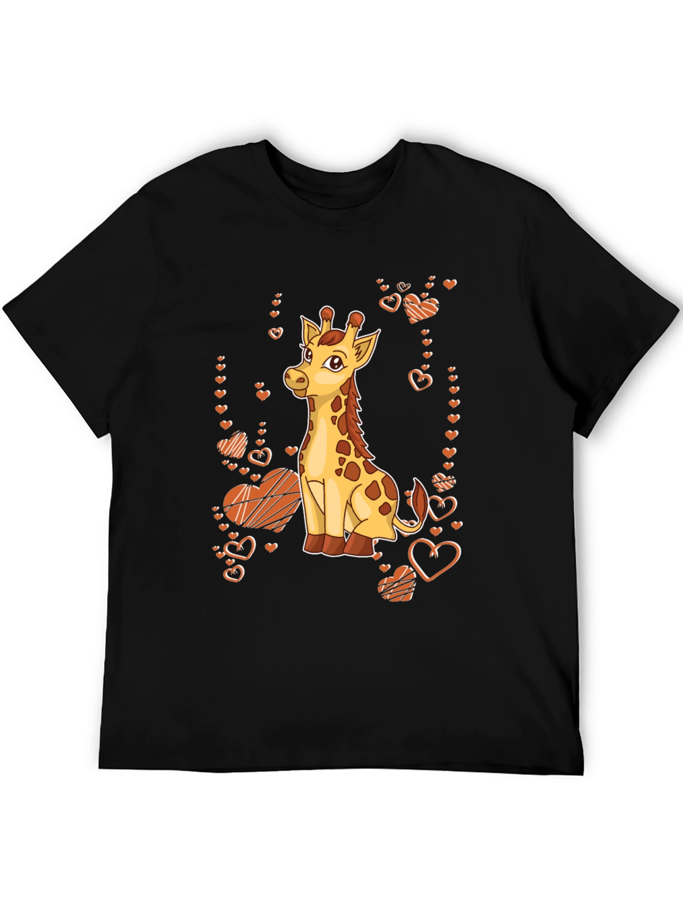 Cute Giraffe Heart T-Shirt - Valentines Day Apparel