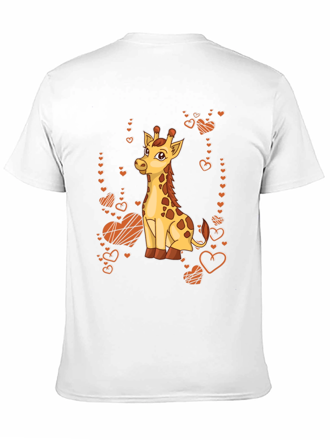 Cute Giraffe Heart T-Shirt - Valentines Day Apparel