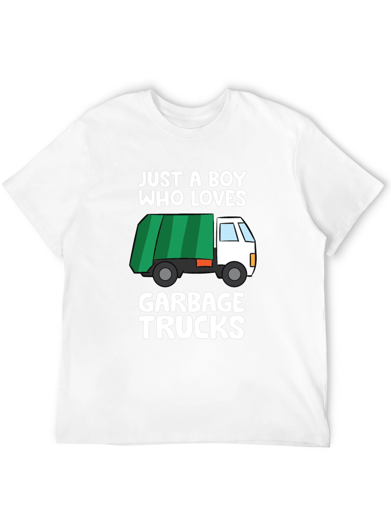 Just A Boy Who Loves Garbage Trucks T-Shirt