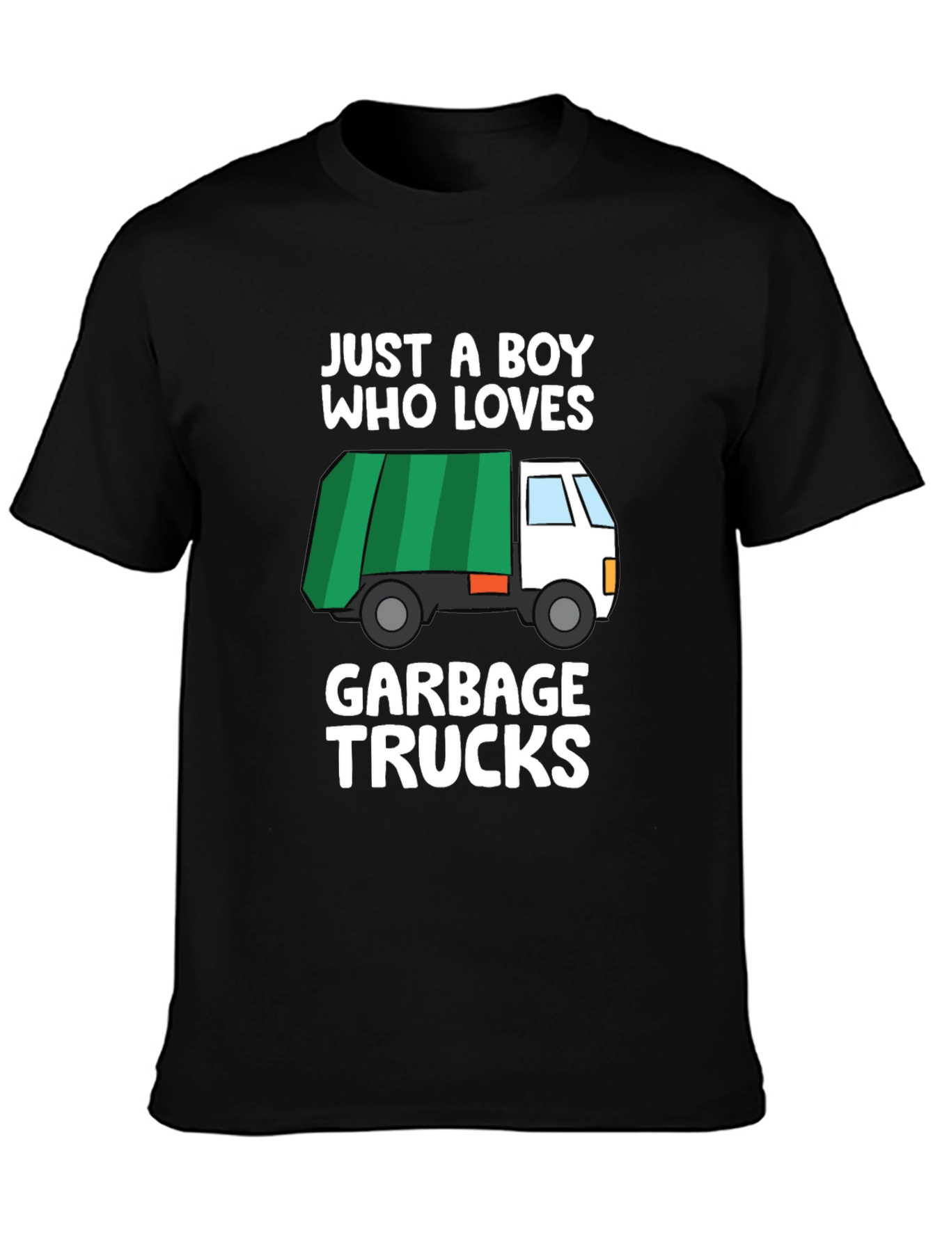 Just A Boy Who Loves Garbage Trucks T-Shirt