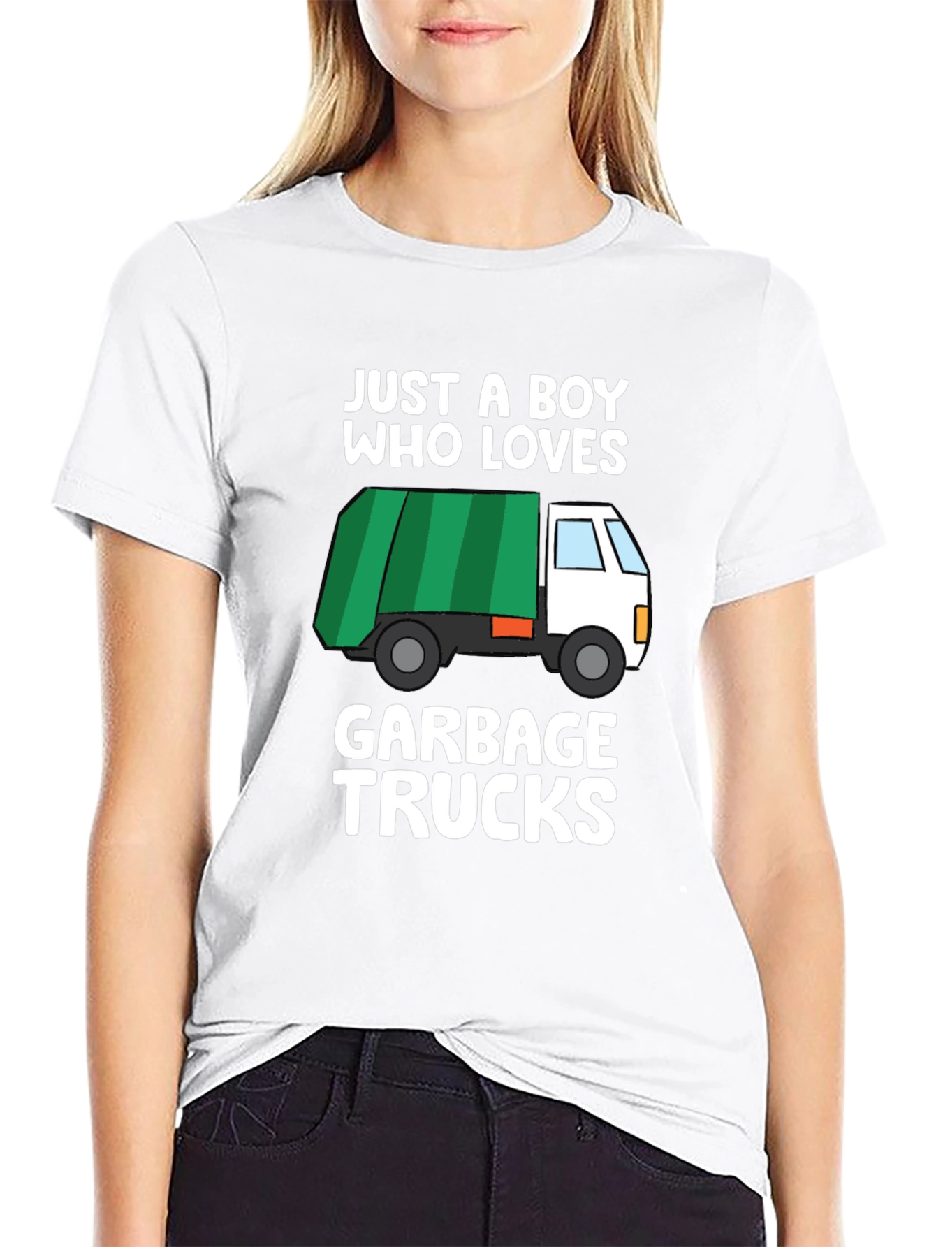 Just A Boy Who Loves Garbage Trucks T-Shirt