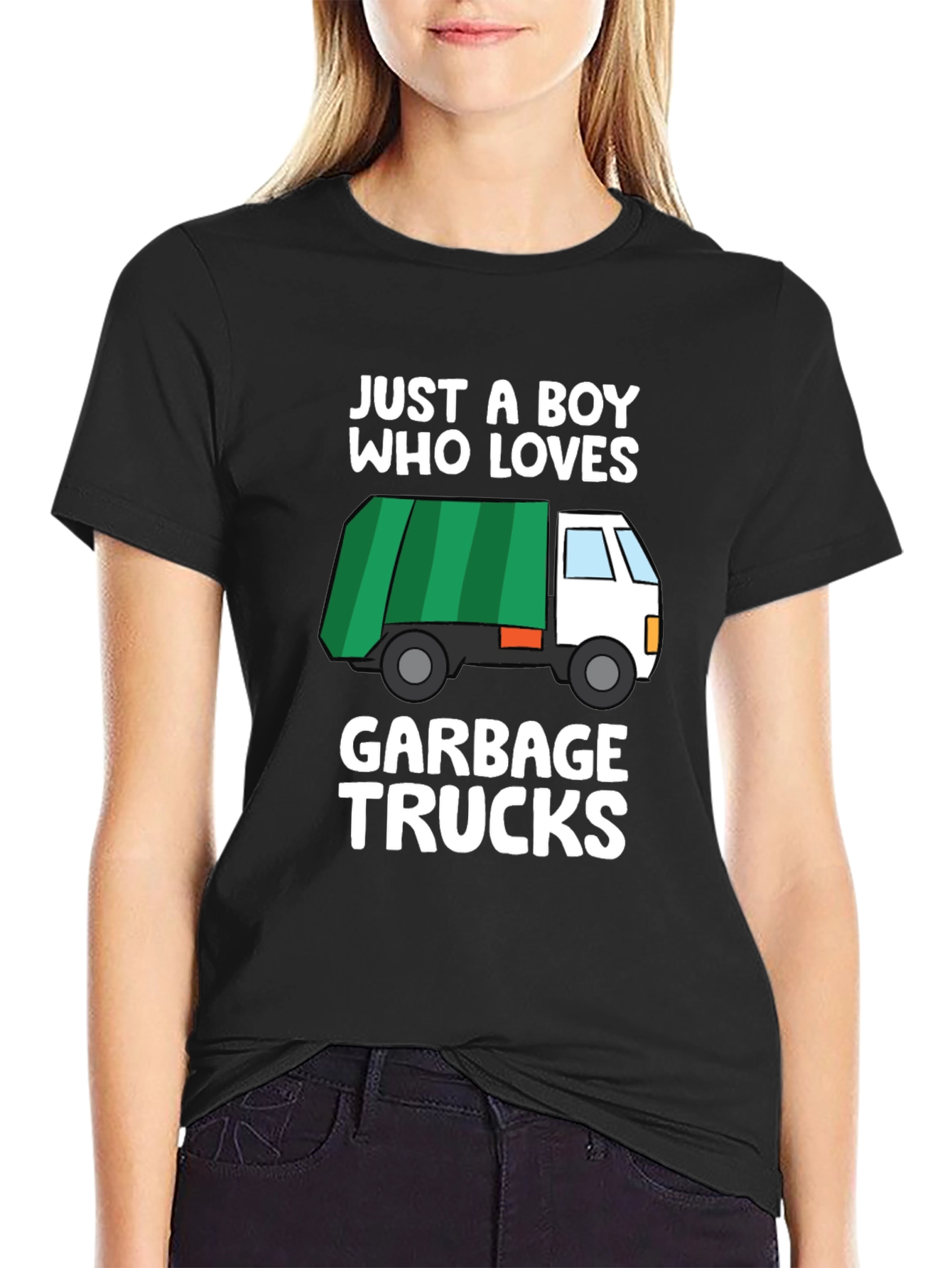 Just A Boy Who Loves Garbage Trucks T-Shirt