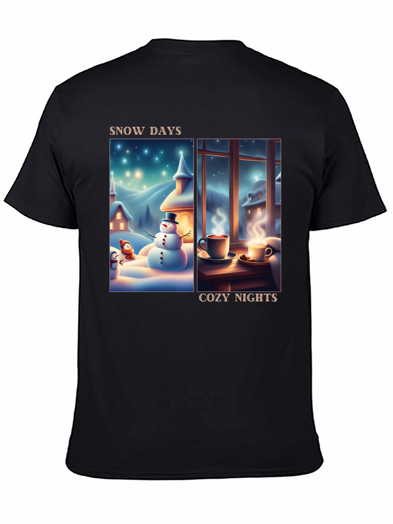 Snow Days Cozy Nights T-Shirt - Winter Holiday Tee