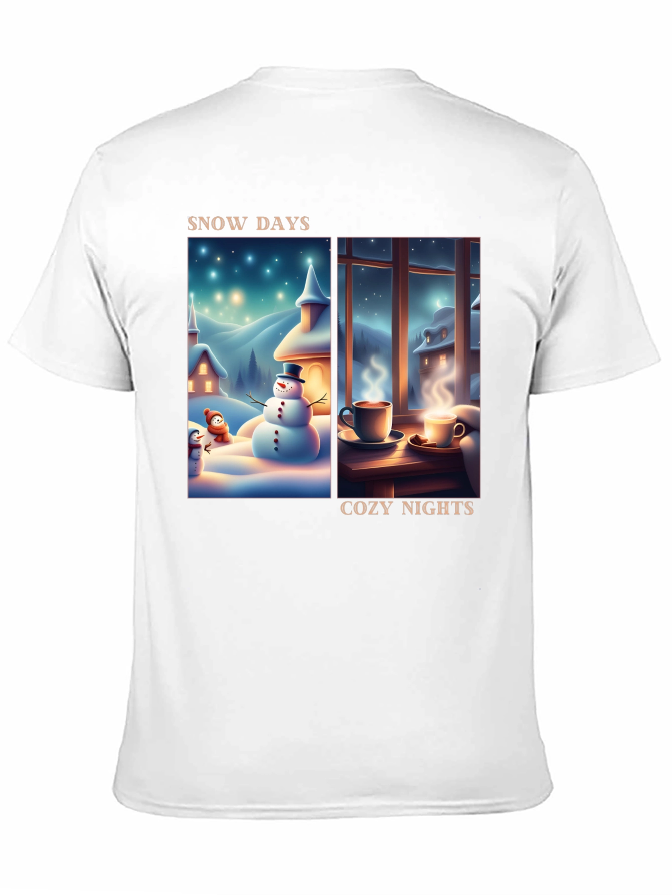 Snow Days Cozy Nights T-Shirt - Winter Holiday Tee