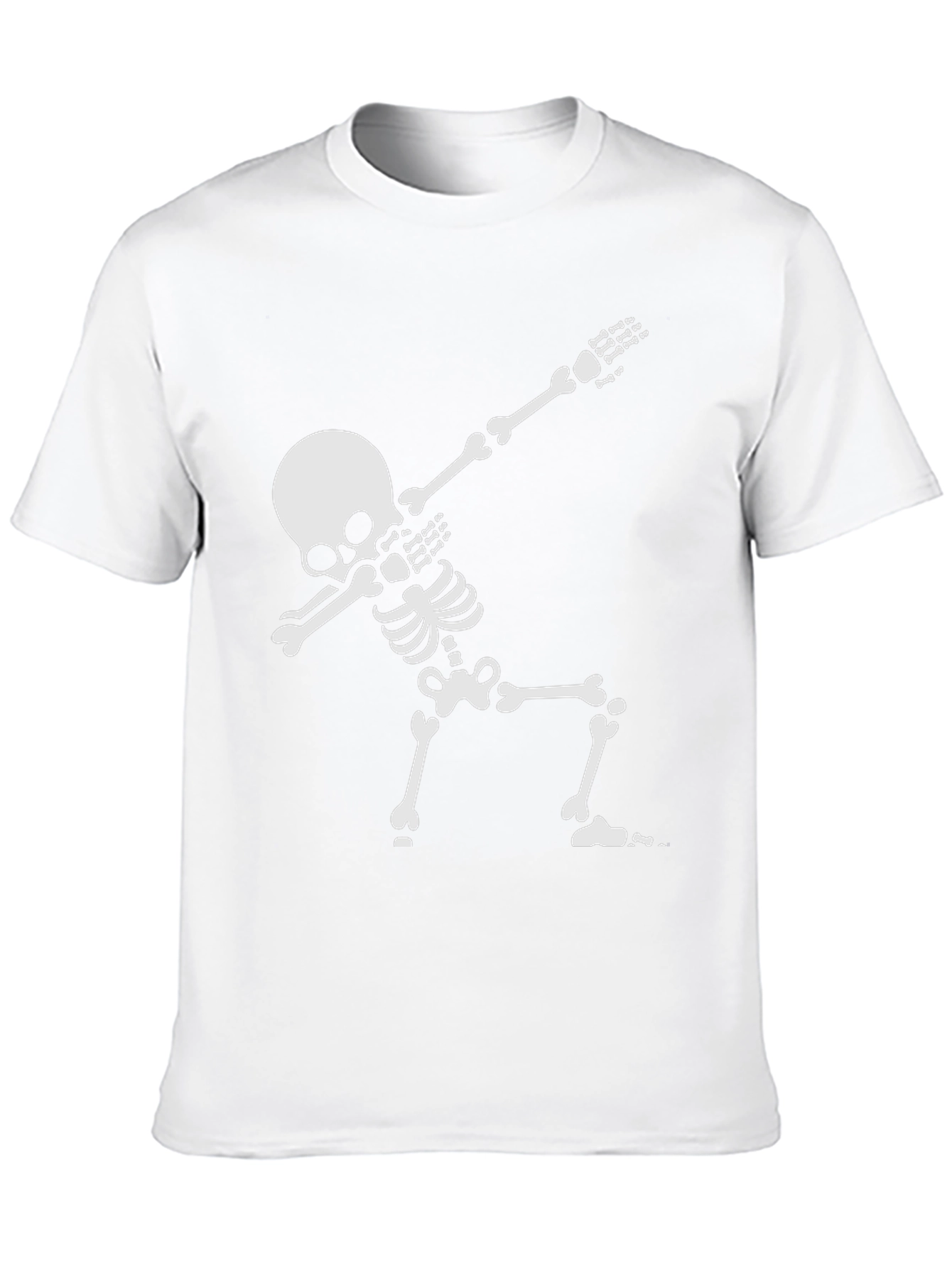 Dabbing Skeleton Graphic Tee - Black