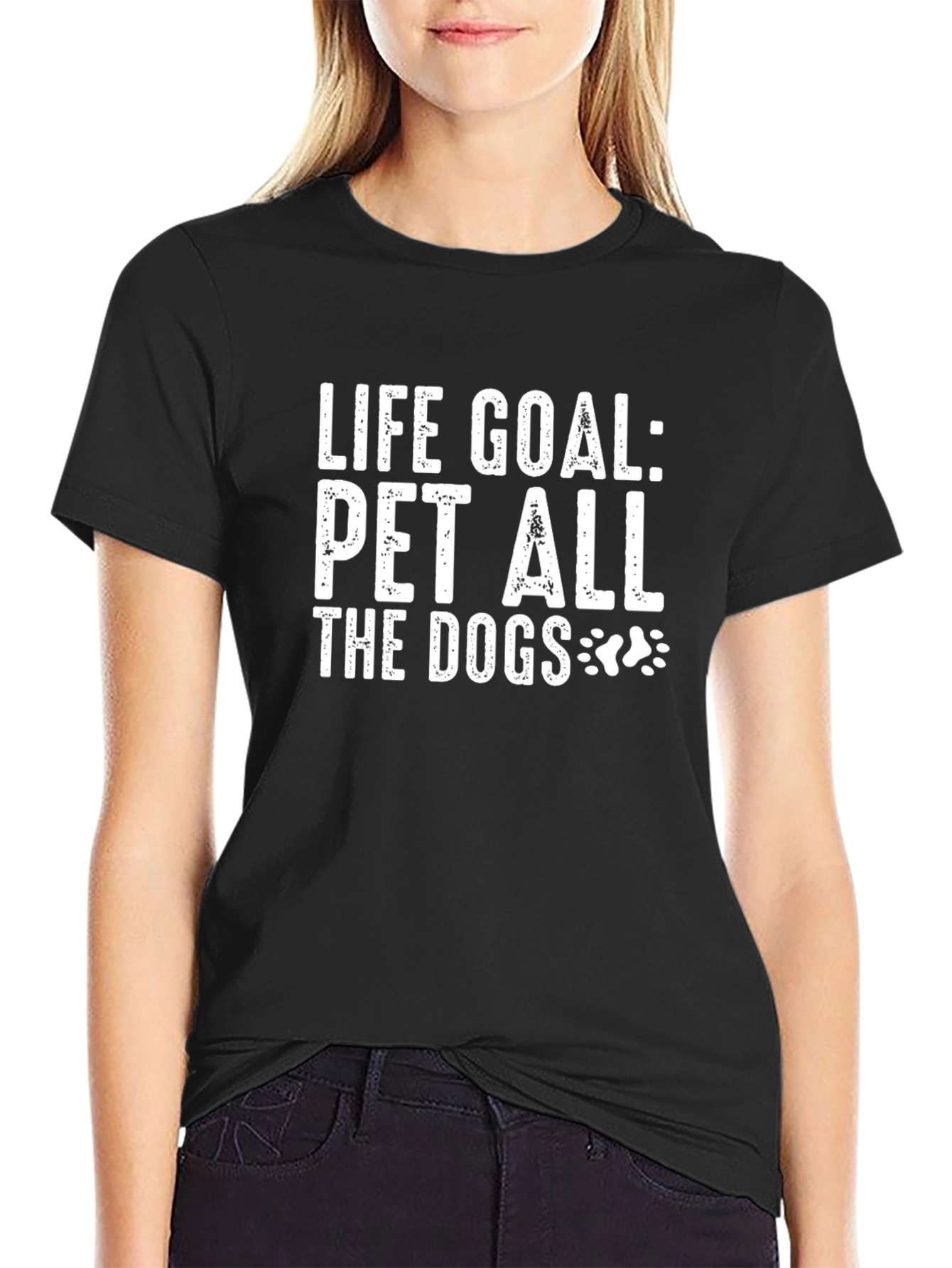 Life Goal Pet All The Dogs Graphic T-Shirt