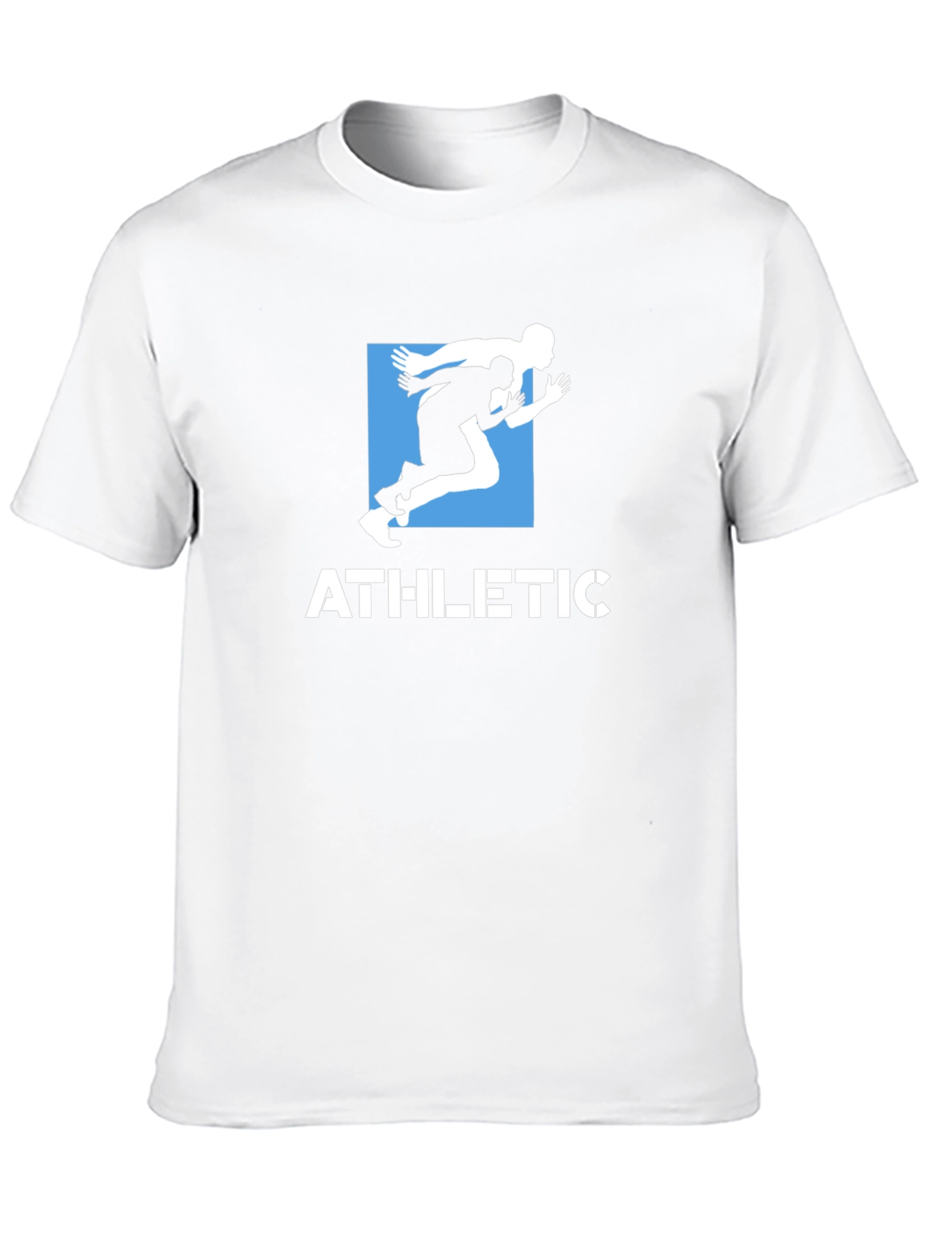 Athletic Graphic Tee - Black Running Shirt