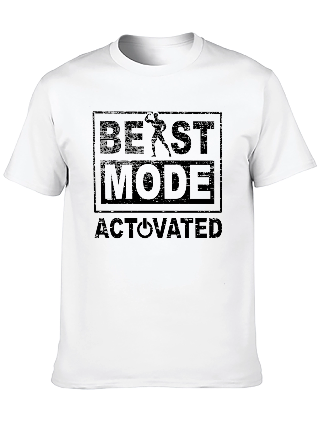 Beast Mode Activated Black Graphic Tee