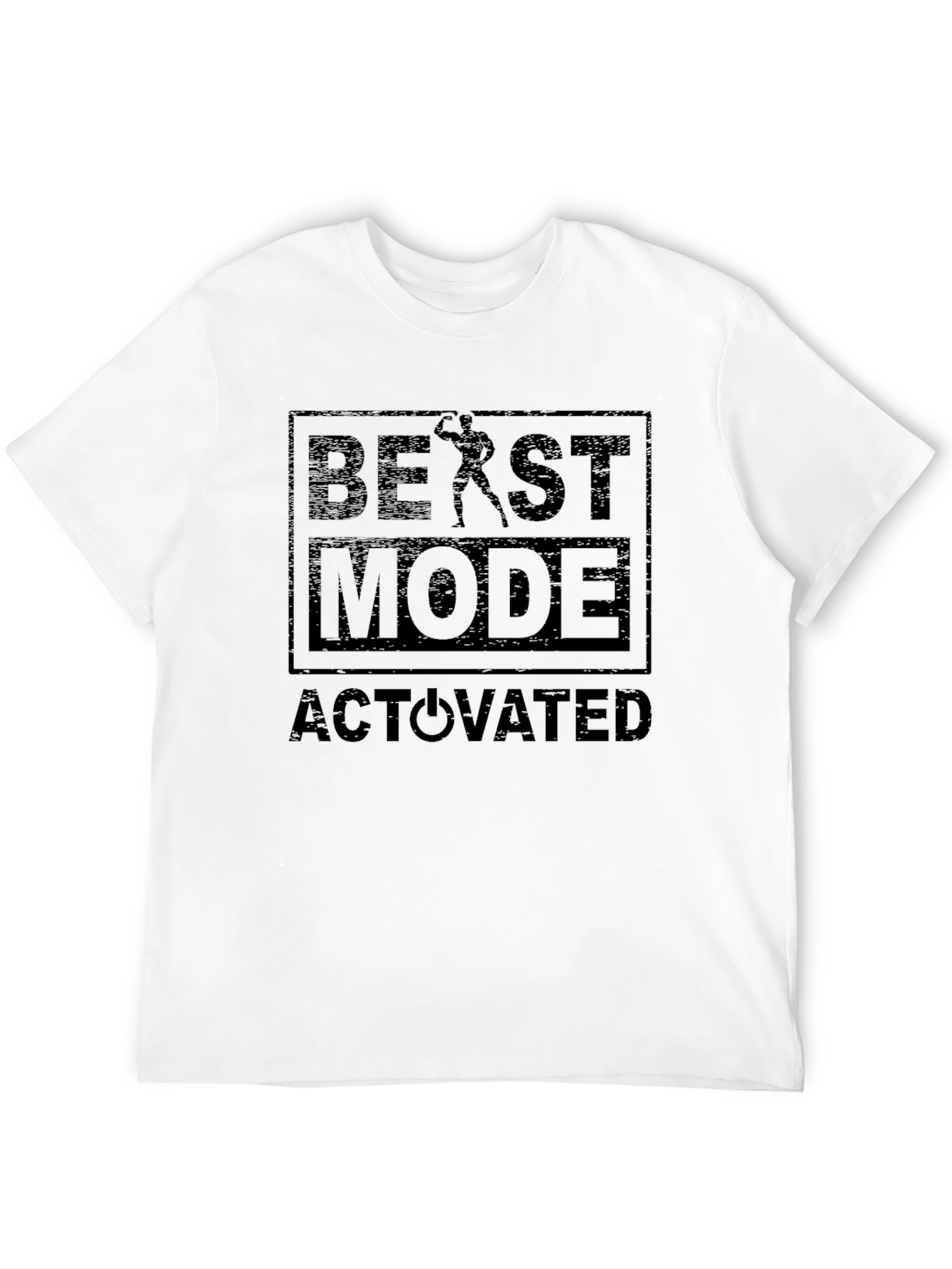 Beast Mode Activated Black Graphic Tee