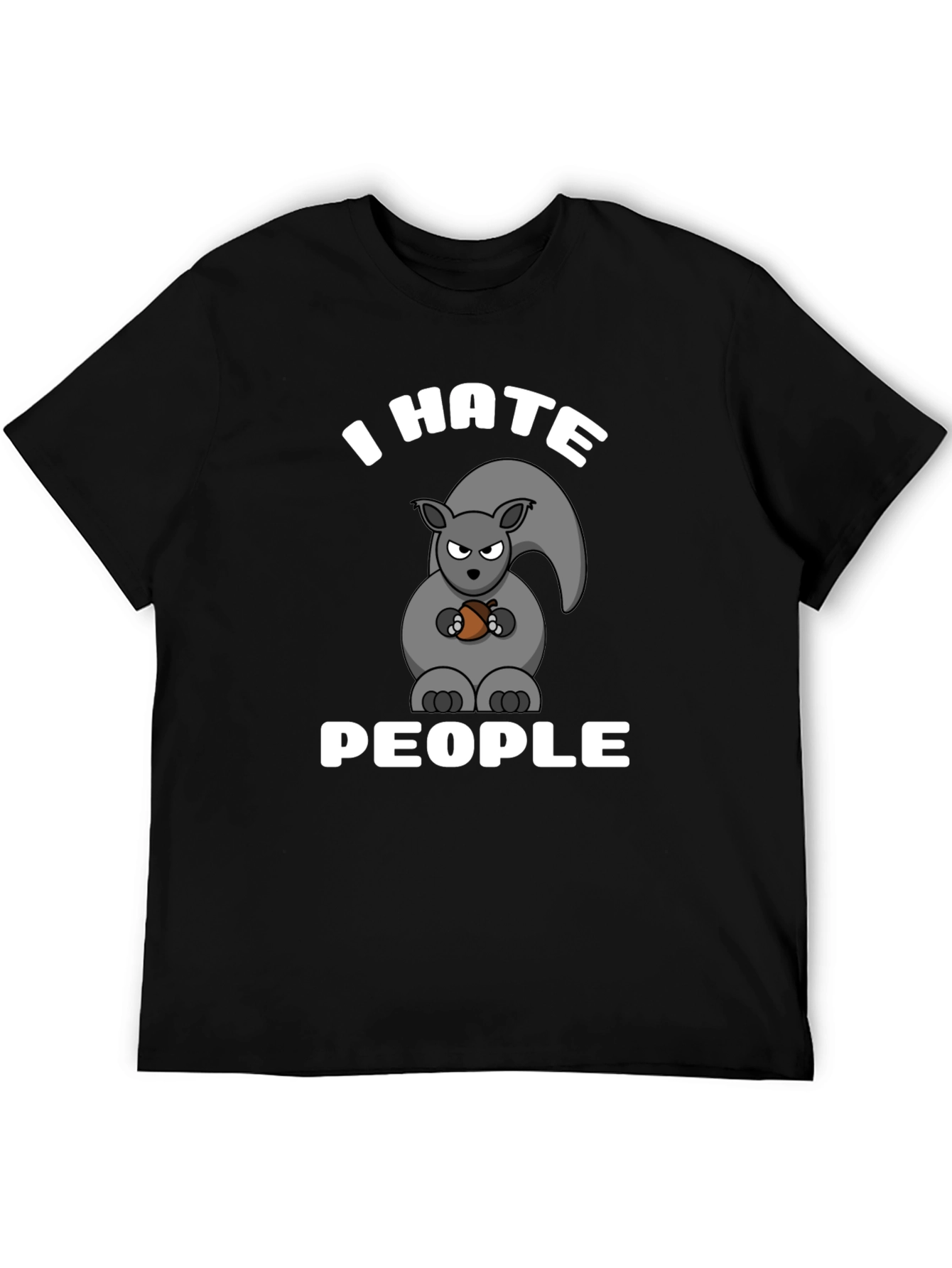 I Hate People Squirrel T-Shirt