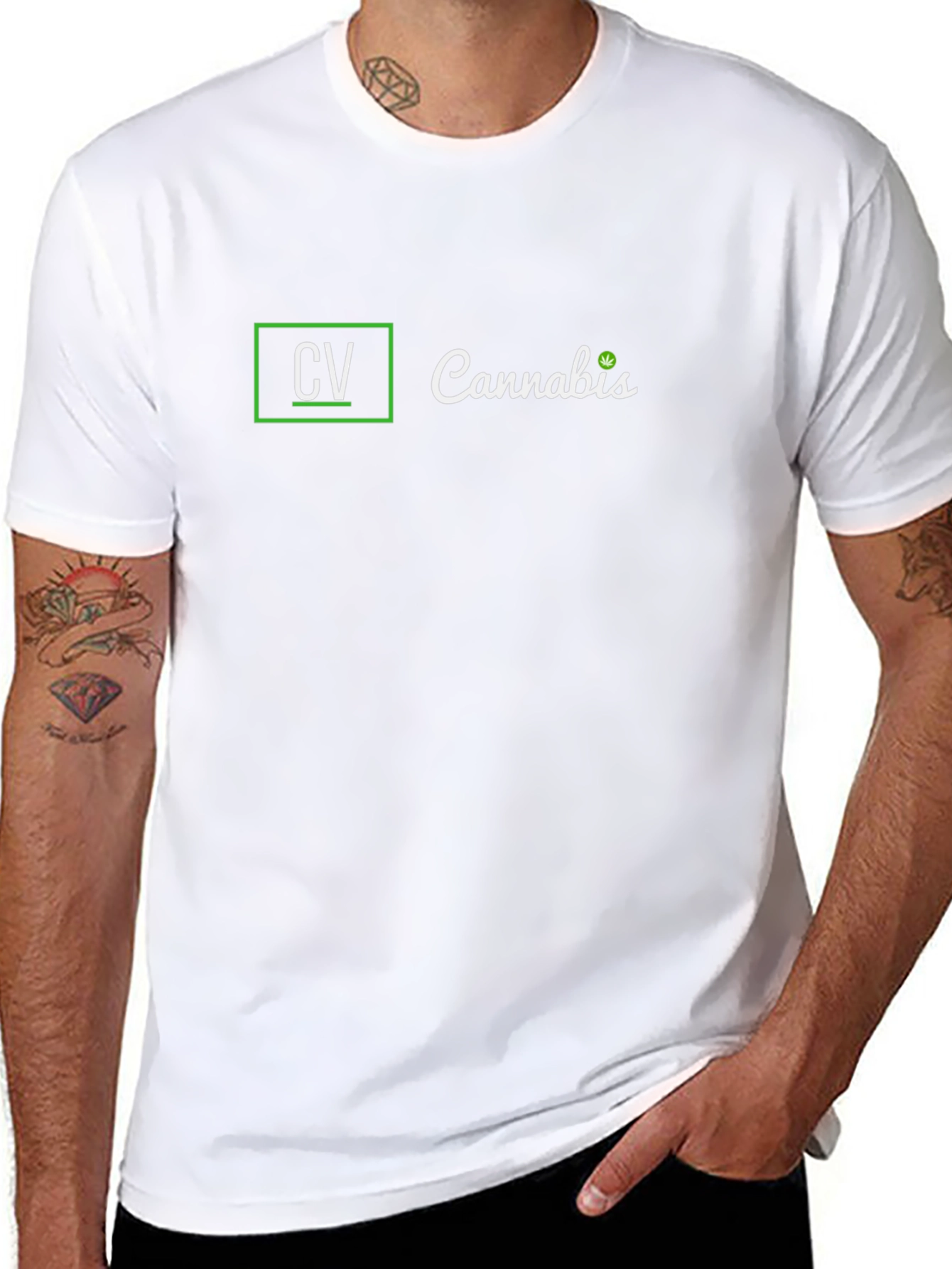 CV Cannabis Graphic T-Shirt - Casual Comfort