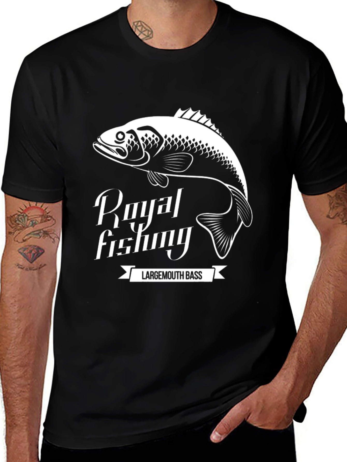 Royal Fishing Largemouth Bass Graphic Tee