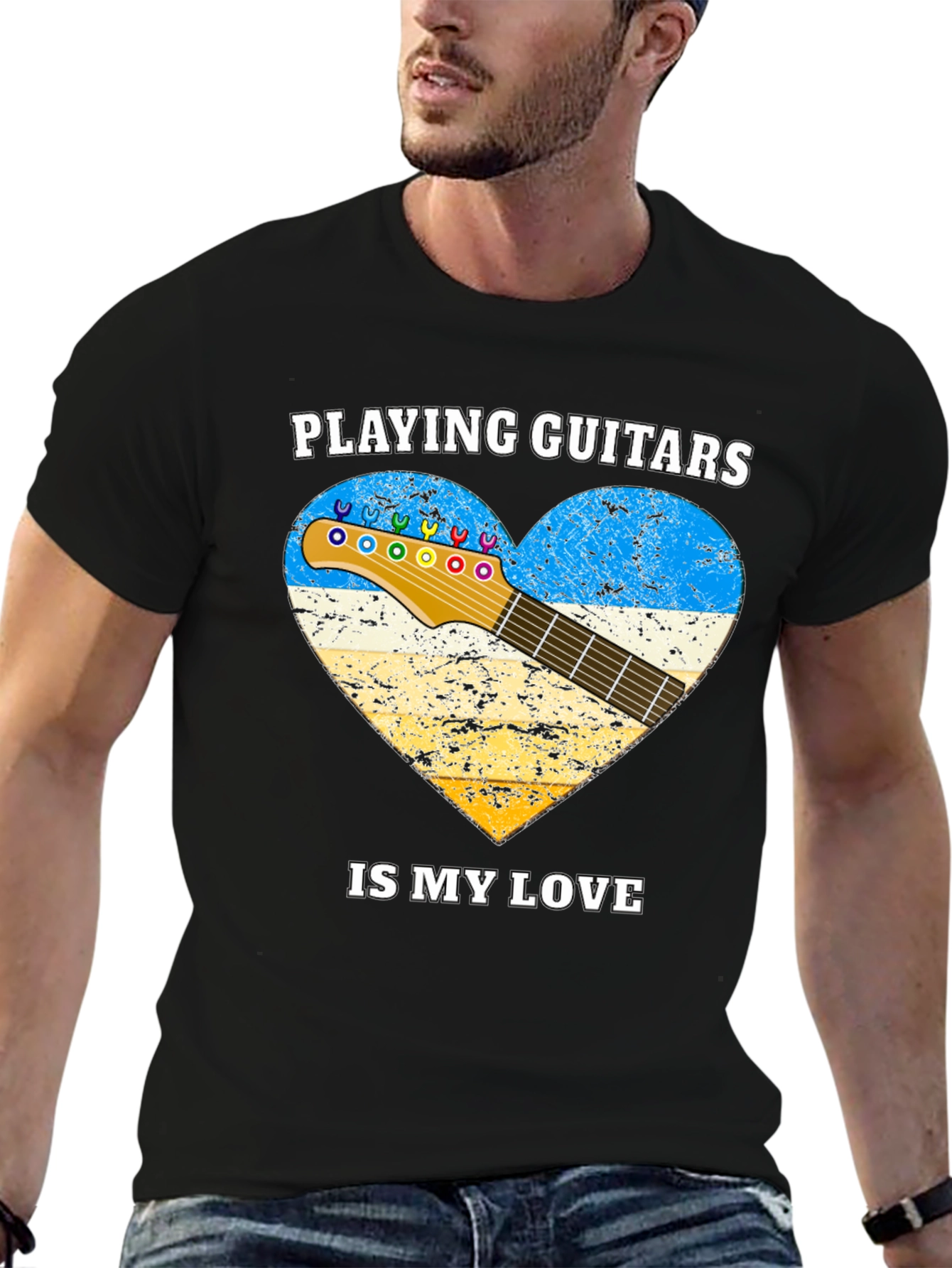 Playing Guitars Love T-Shirt