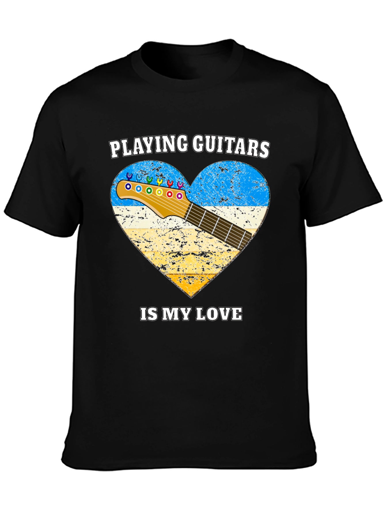 Playing Guitars Love T-Shirt