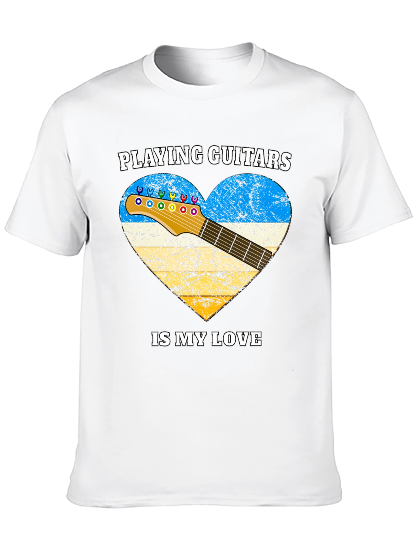 Playing Guitars Love T-Shirt