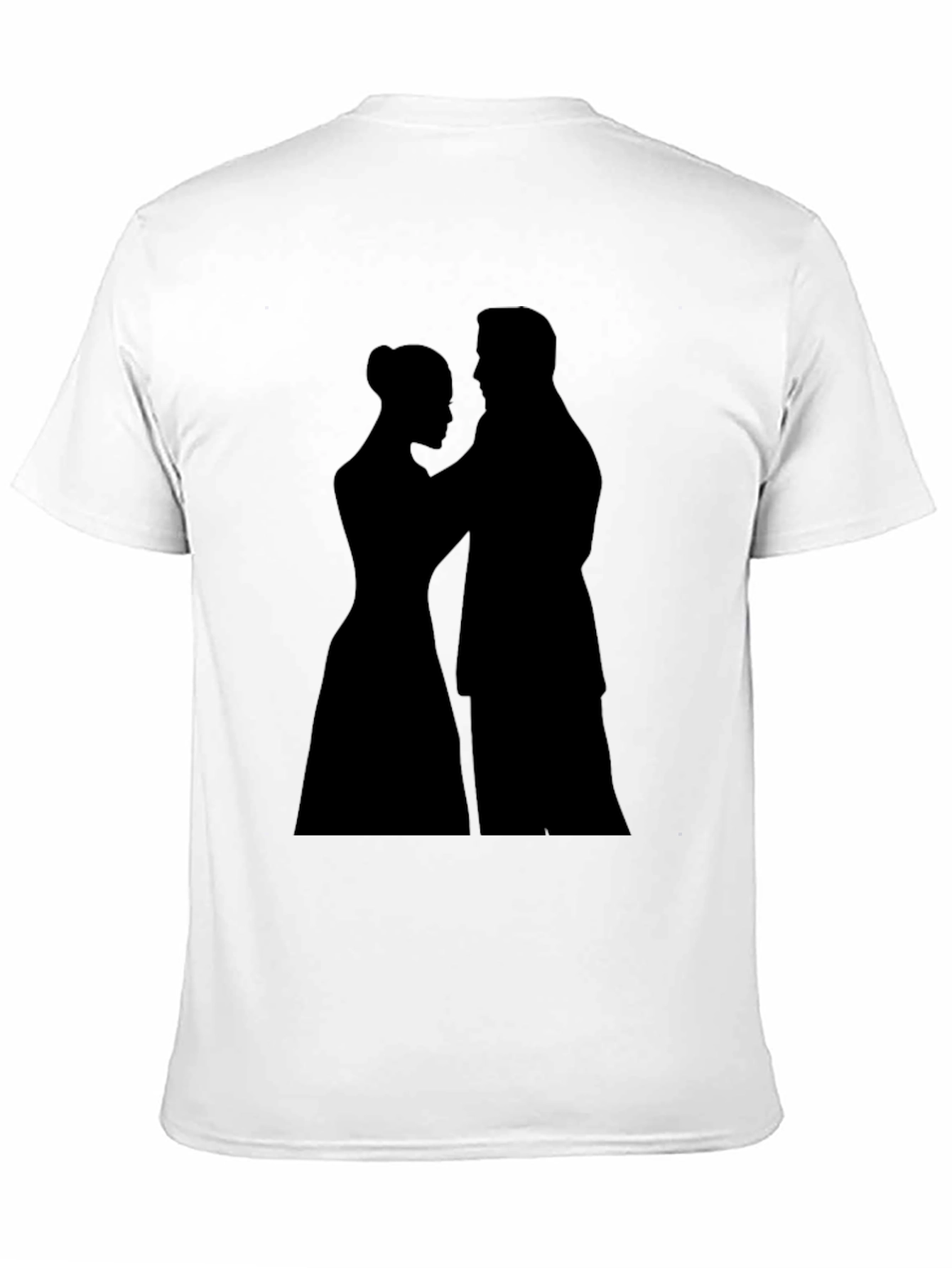 Silhouette Couple Black Tee