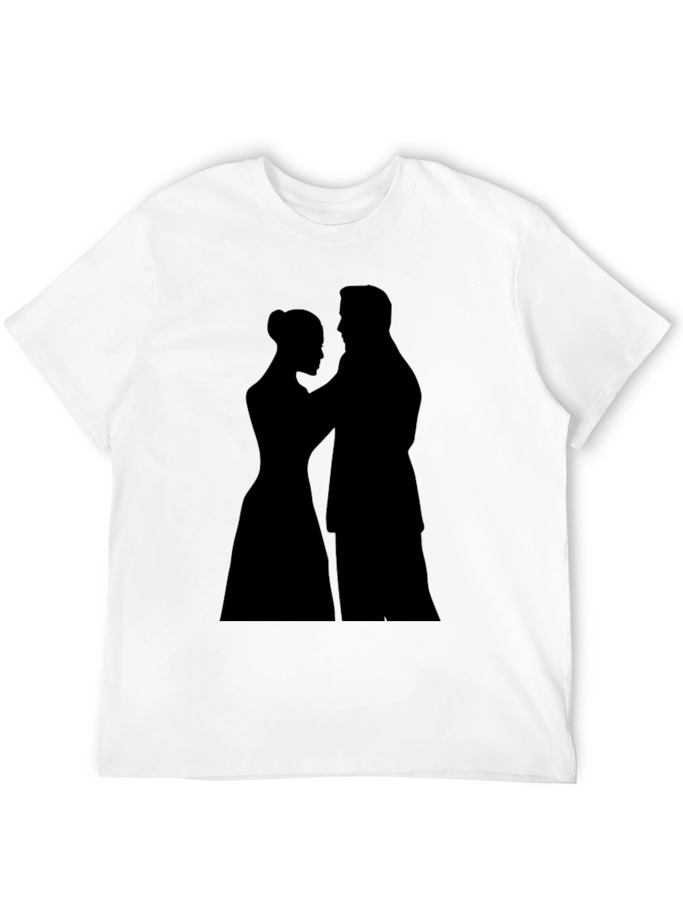 Silhouette Couple Black Tee