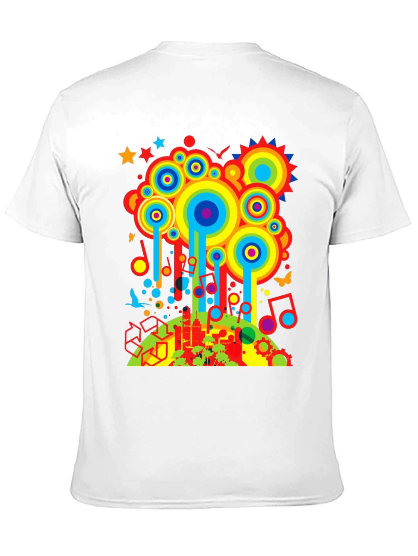 Retro Cityscape Graphic T-Shirt