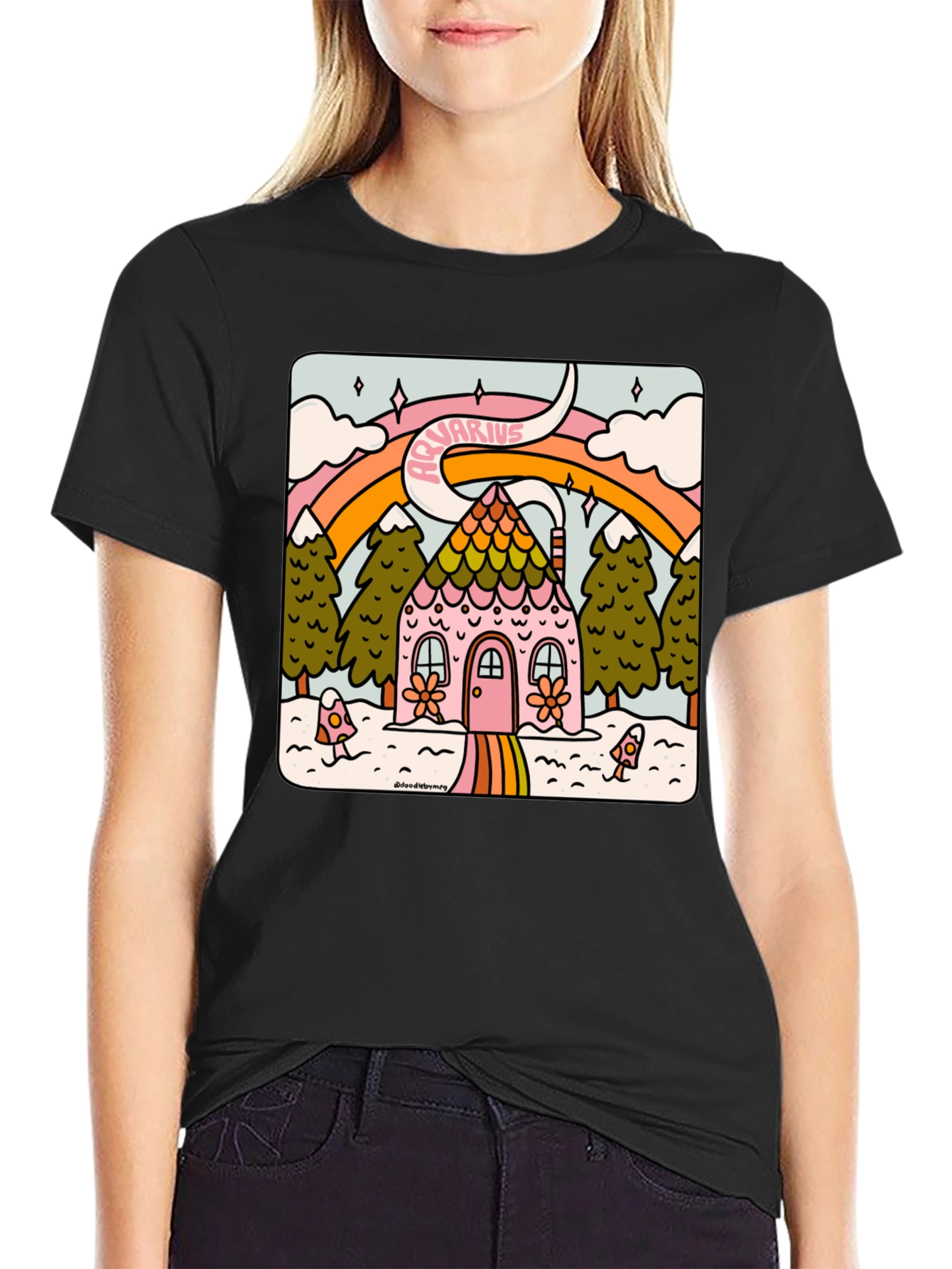 Aquarius House Graphic Tee
