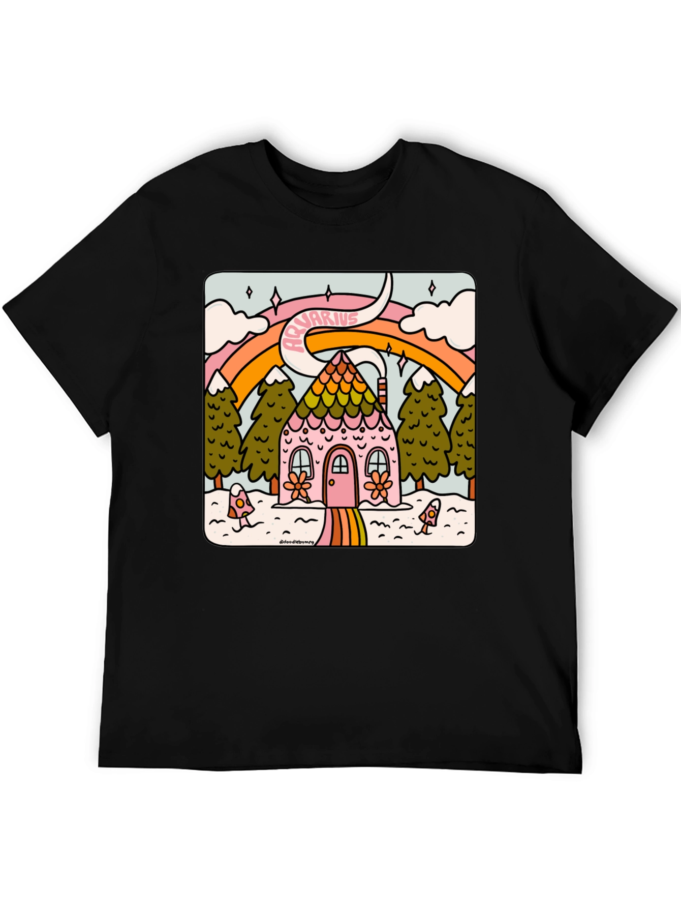 Aquarius House Graphic Tee