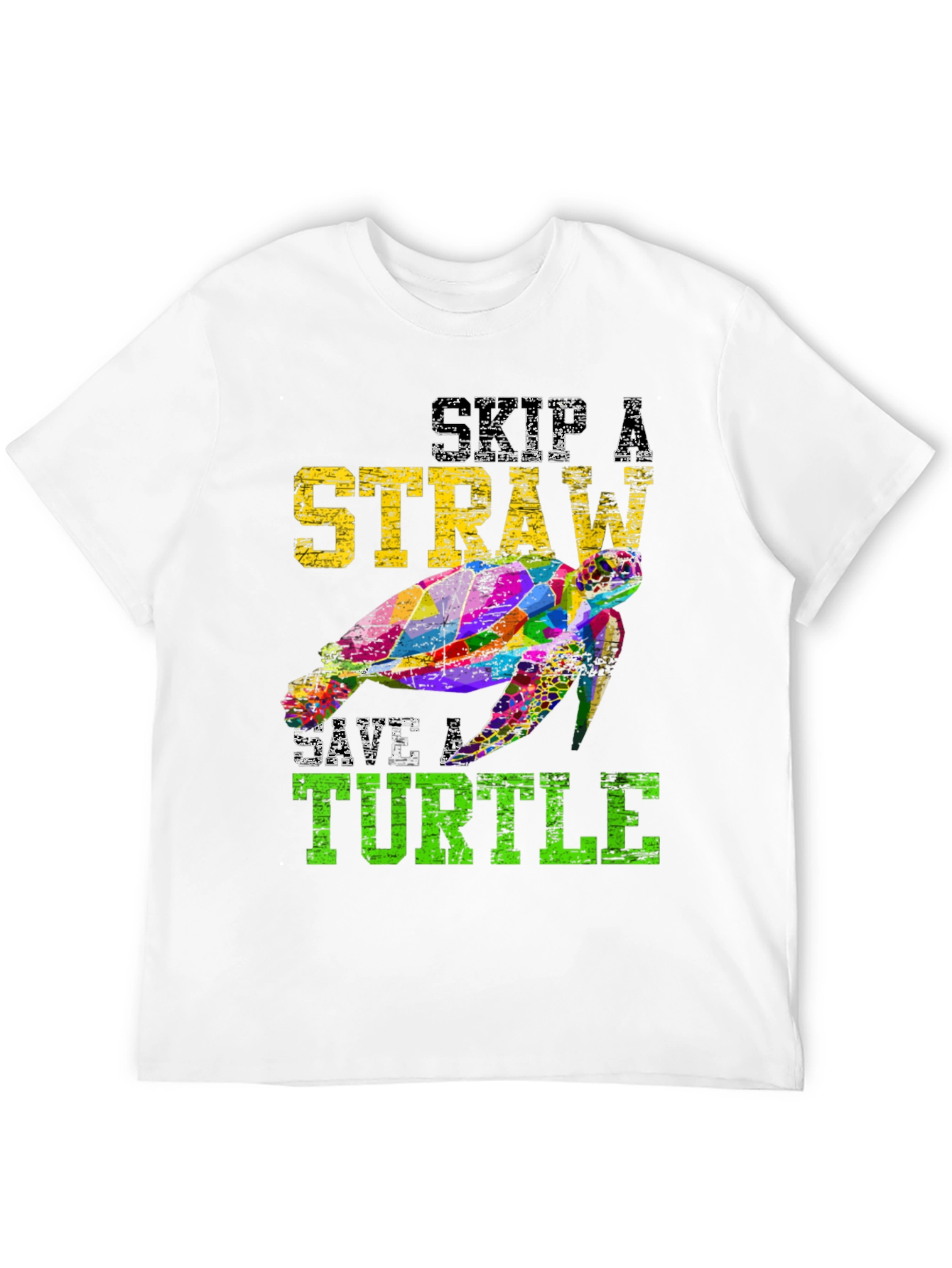 Skip A Straw Save A Turtle Graphic Tee