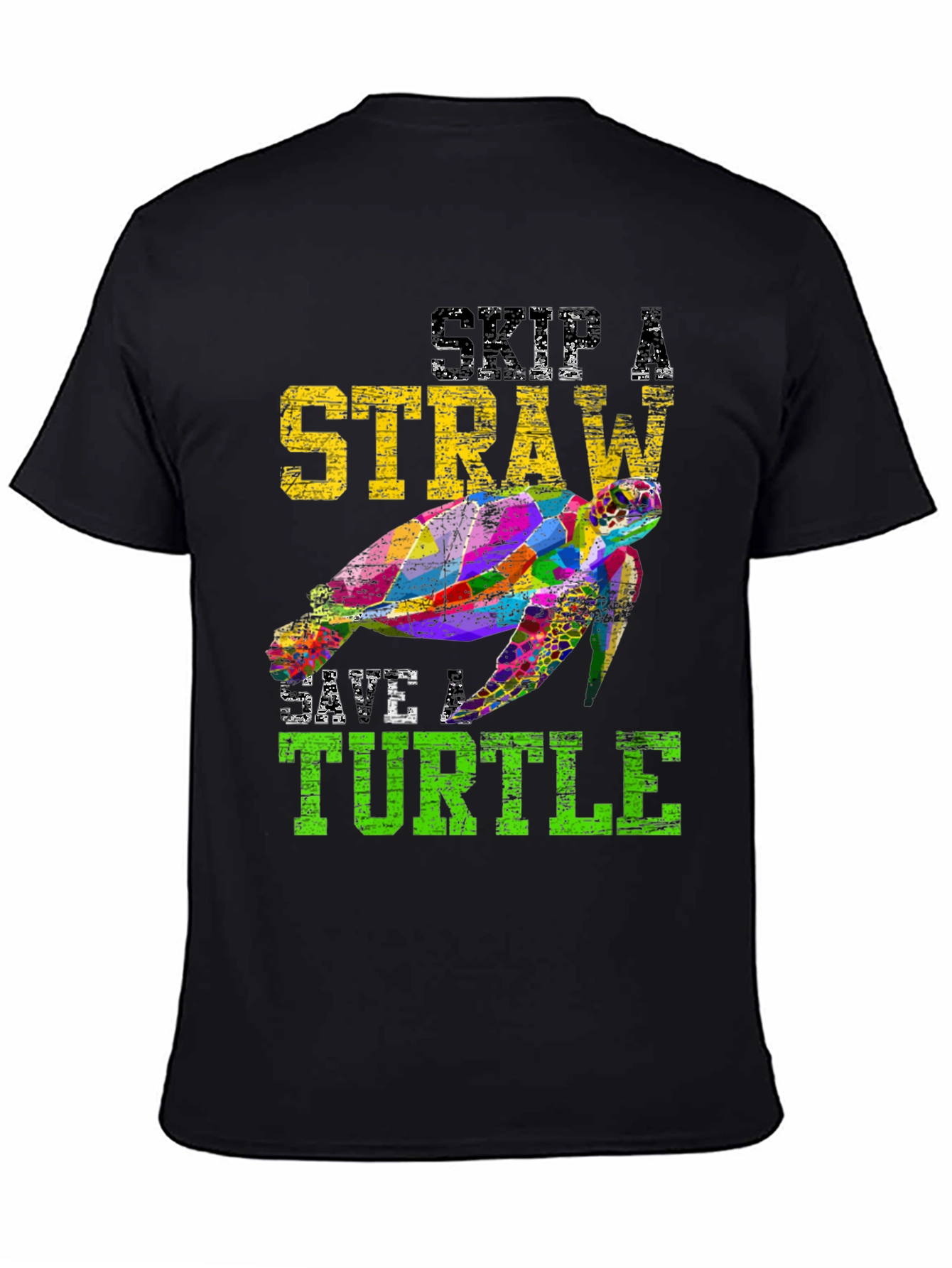 Skip A Straw Save A Turtle Graphic Tee