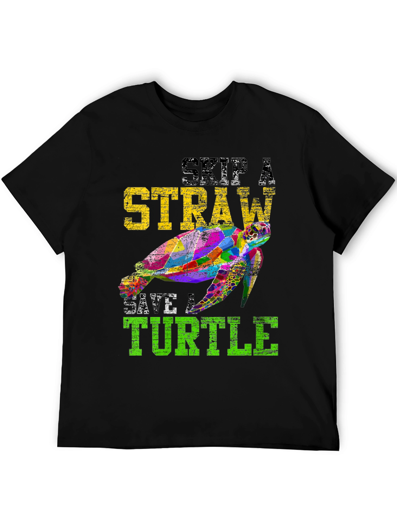 Skip A Straw Save A Turtle Graphic Tee