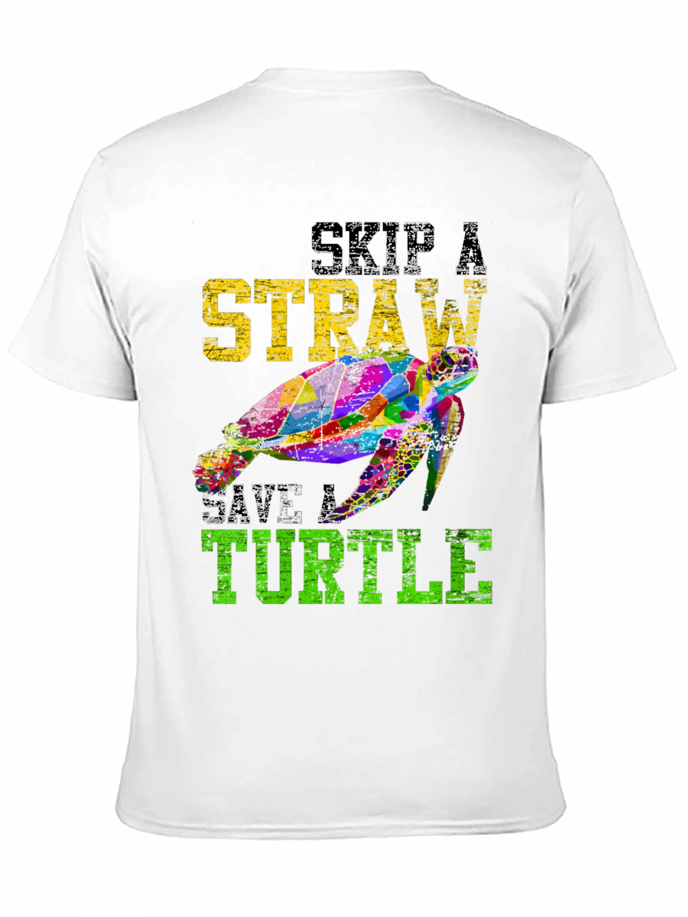 Skip A Straw Save A Turtle Graphic Tee