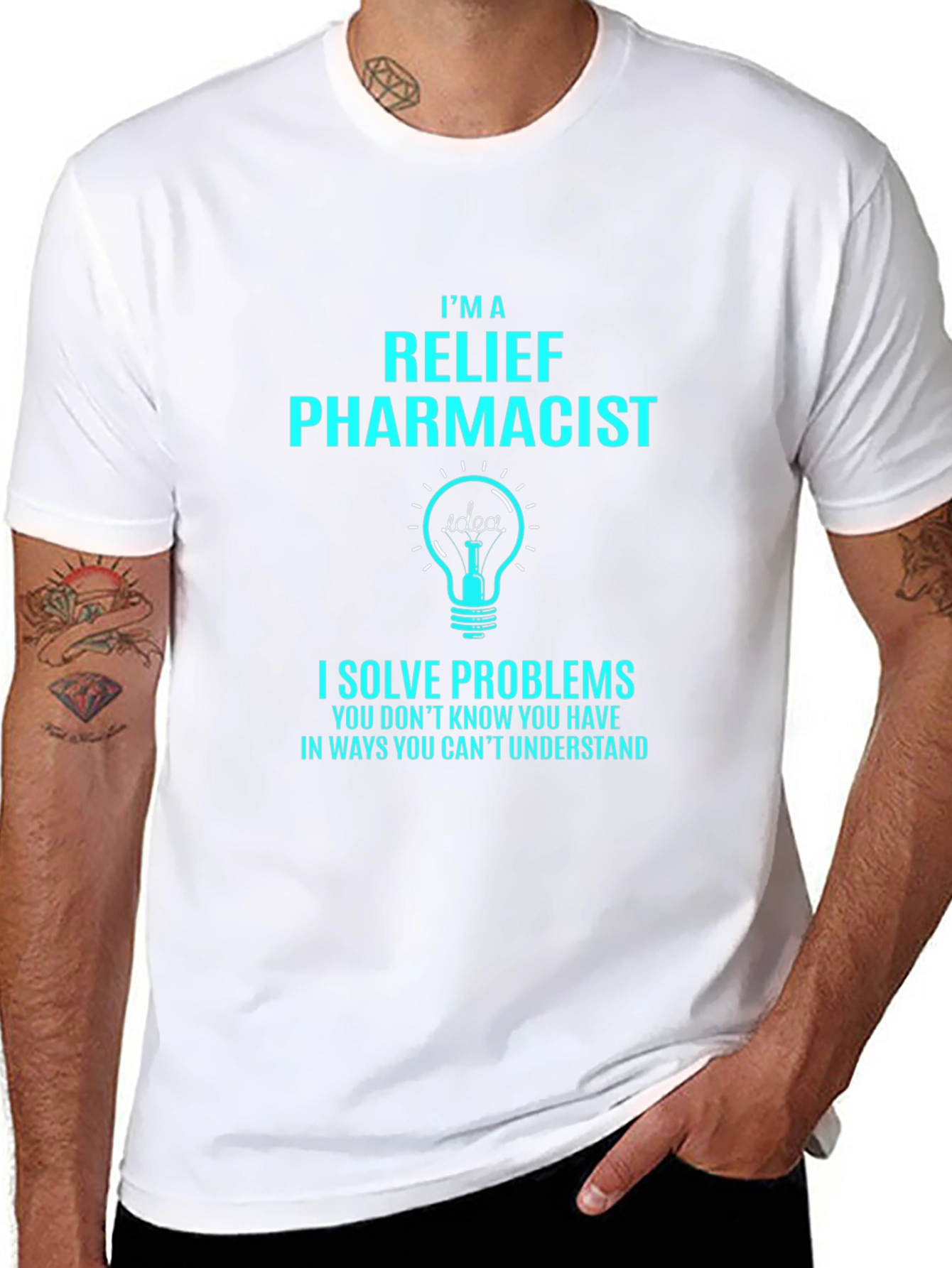 Relief Pharmacist T-Shirt - Problem Solver Tee