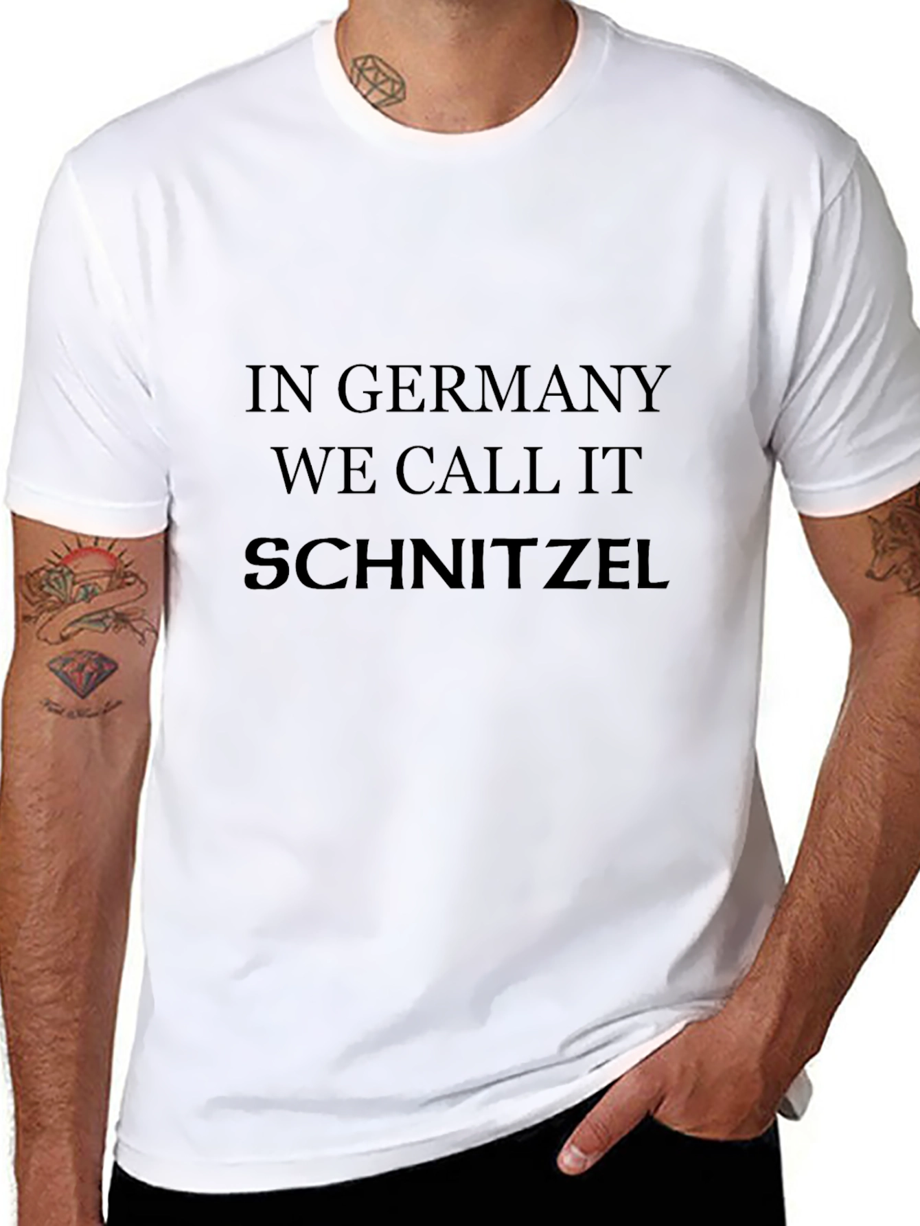 In Germany We Call It Schnitzel Black T-Shirt
