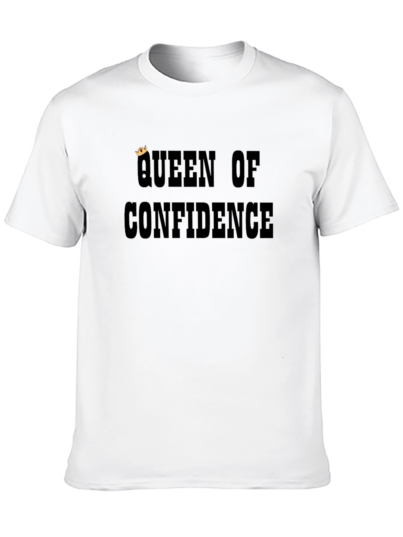 Queen of Confidence Graphic Tee - Black