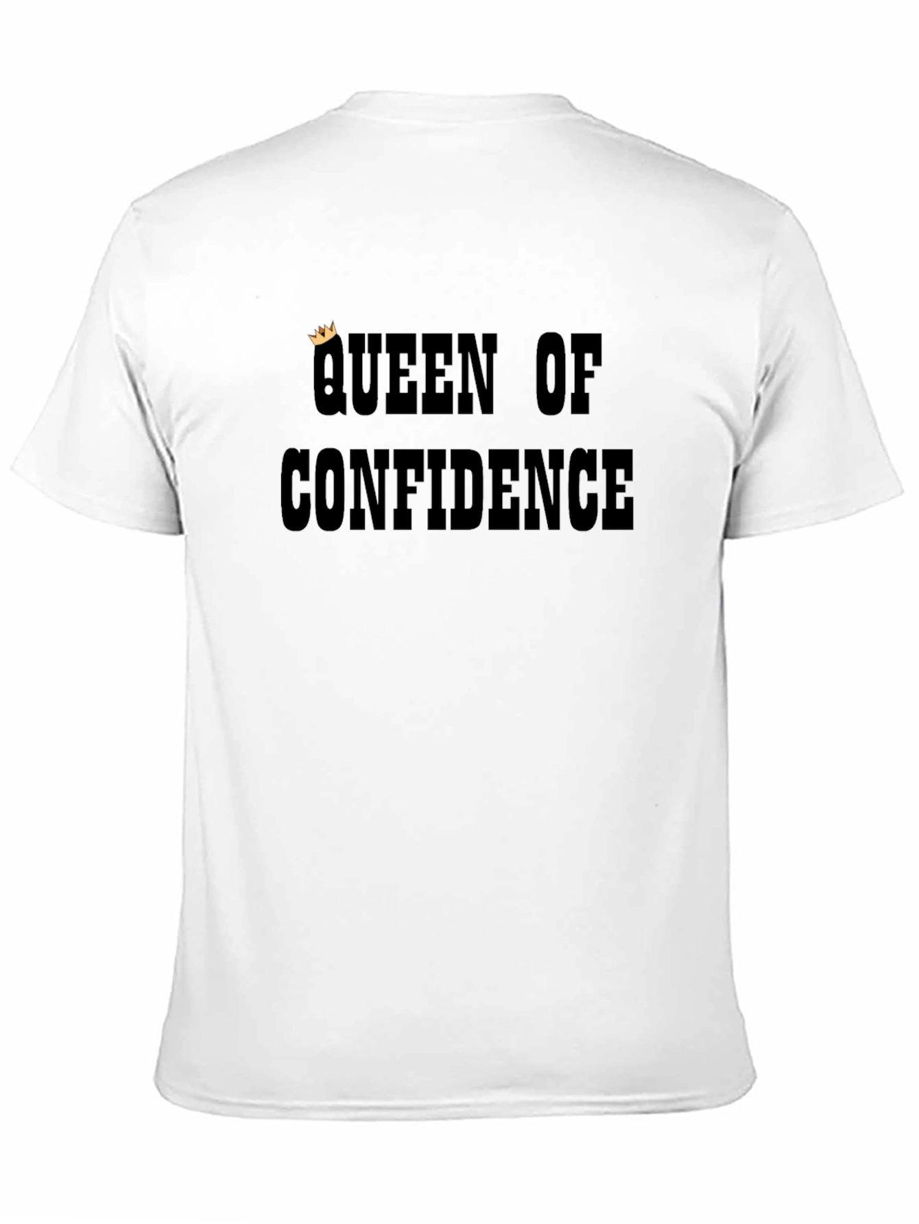 Queen of Confidence Graphic Tee - Black