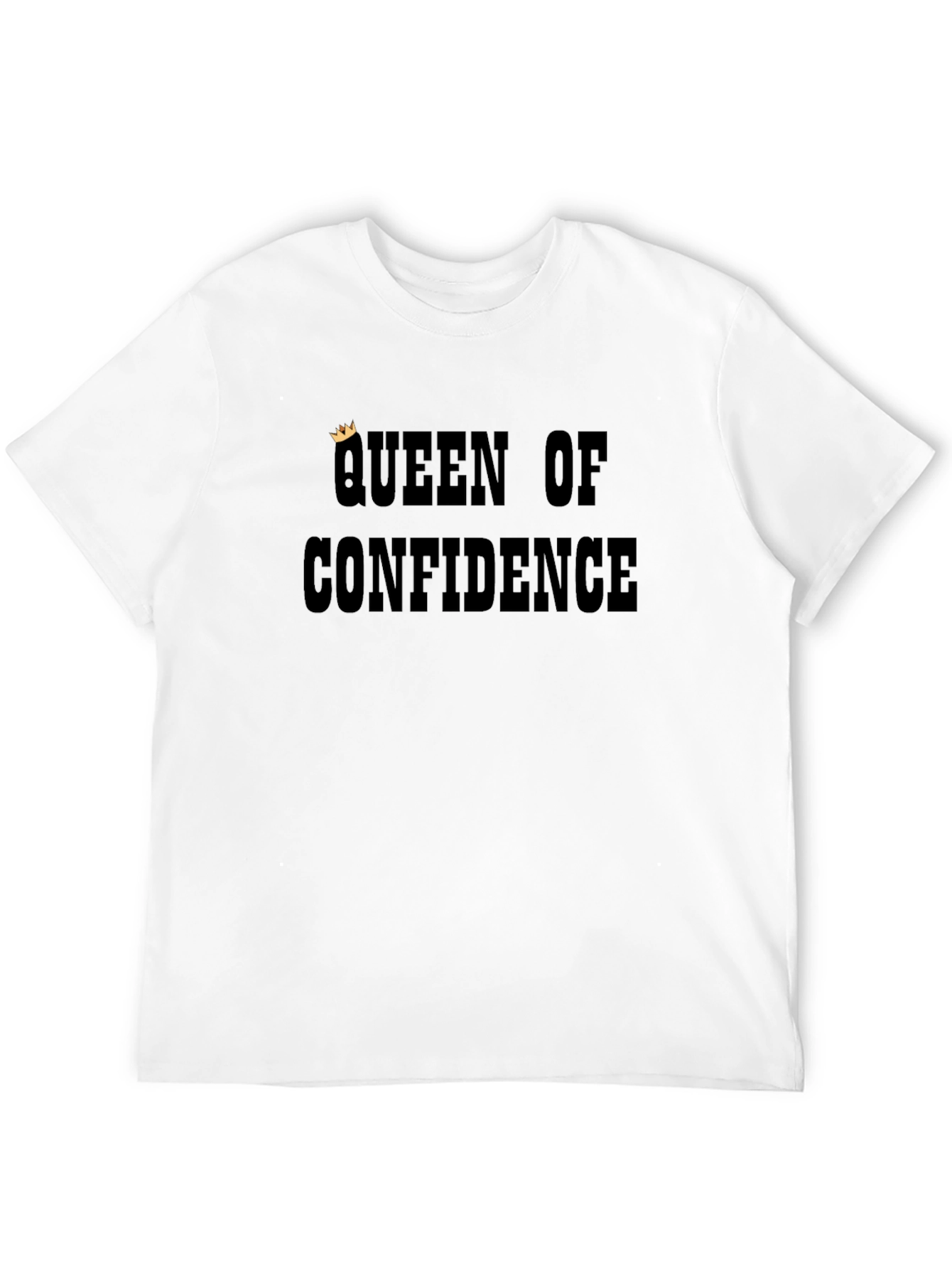 Queen of Confidence Graphic Tee - Black