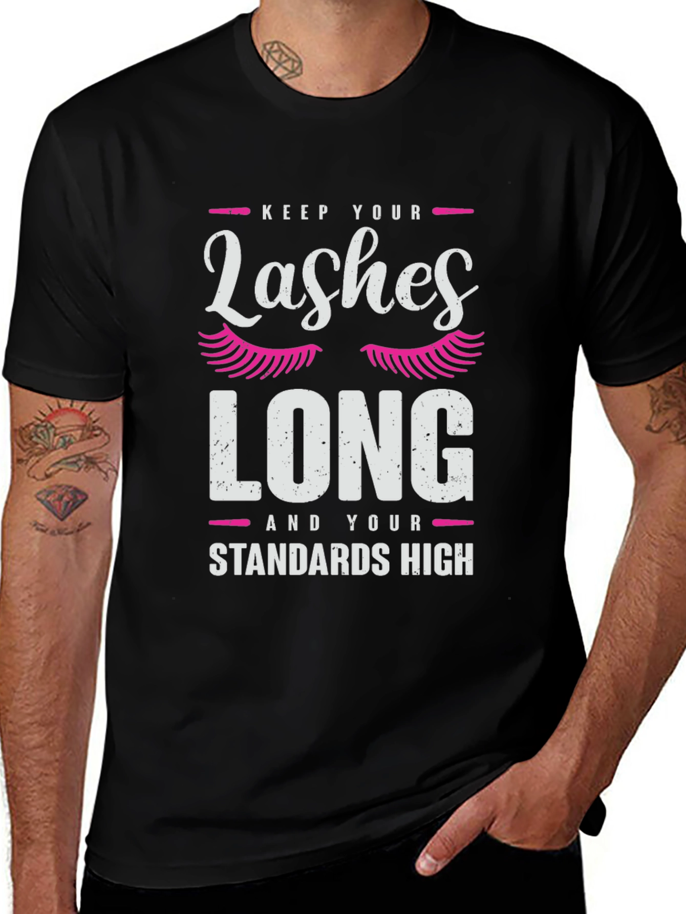 Keep Lashes Long T-Shirt - Graphic Tee