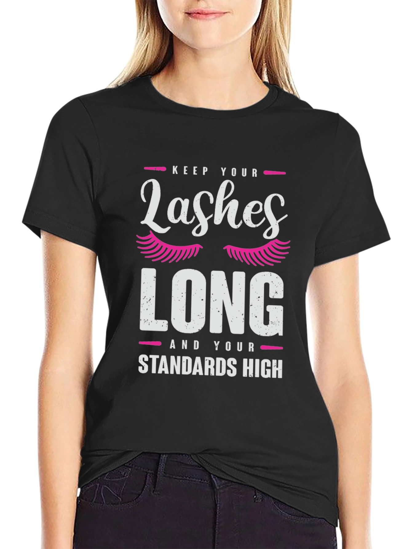 Keep Lashes Long T-Shirt - Graphic Tee