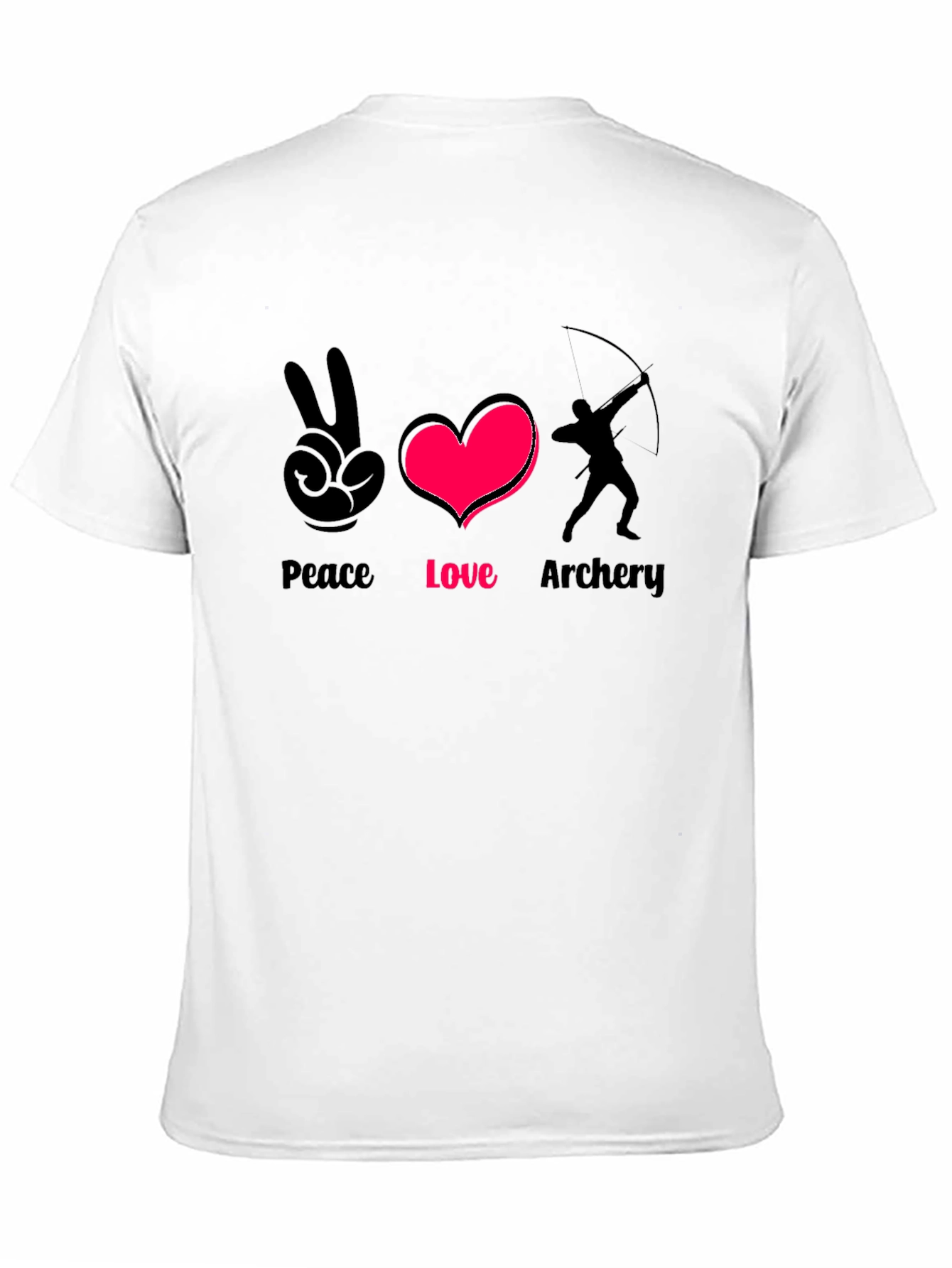 Peace Love Archery T-Shirt - Stylish Graphic Tee