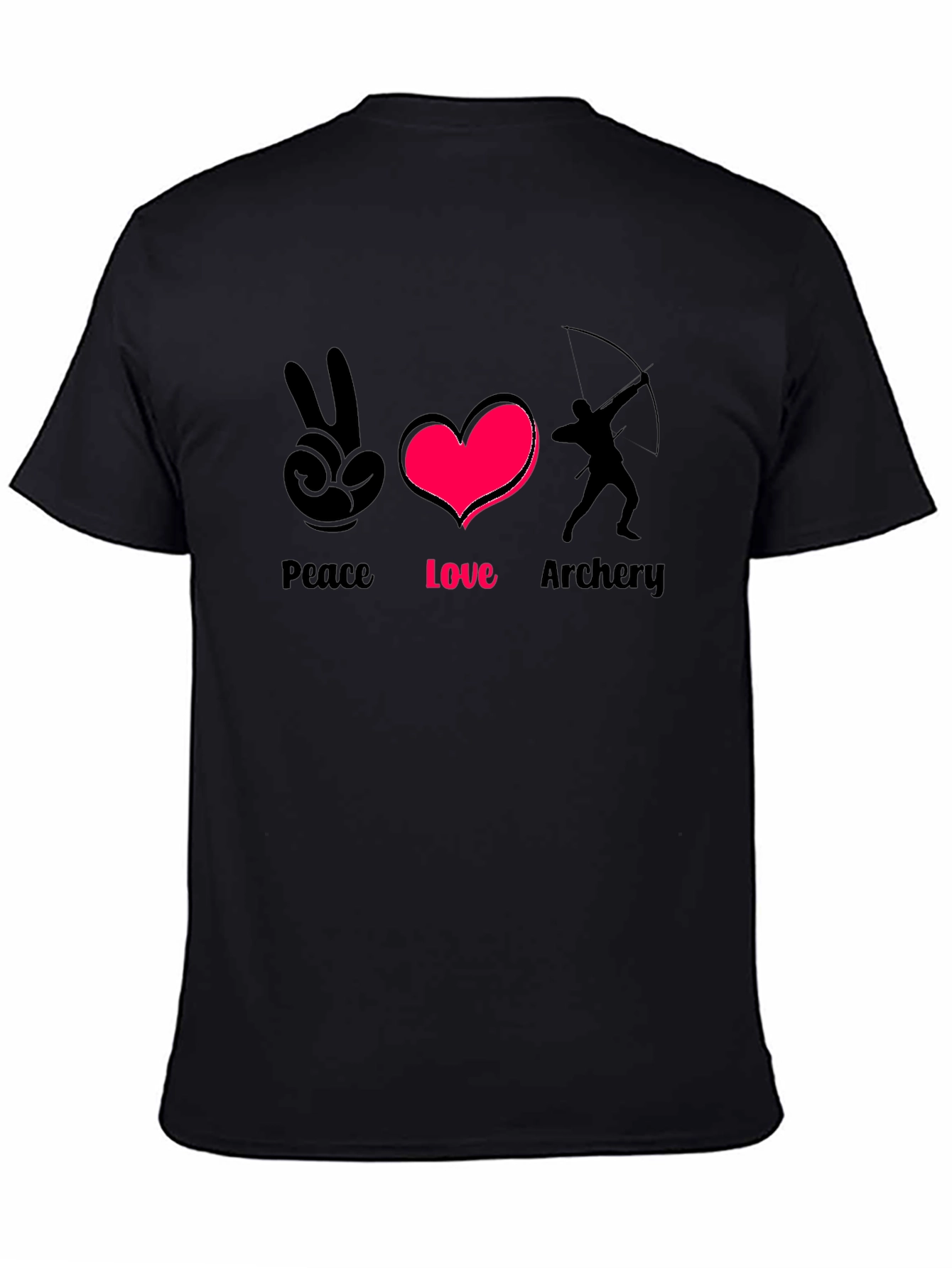 Peace Love Archery T-Shirt - Stylish Graphic Tee