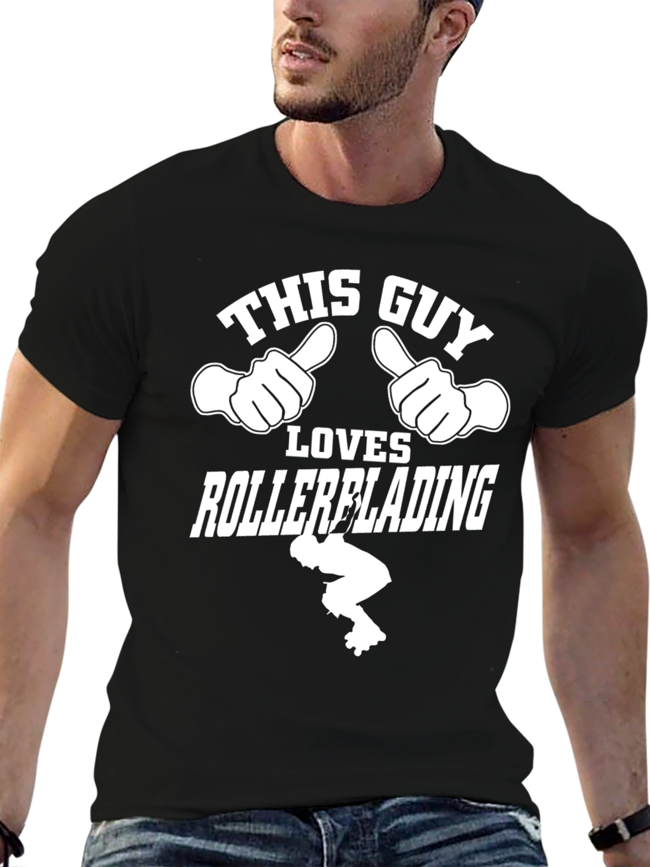 Rollerblading Lover T-Shirt: This Guy Loves To Skate!